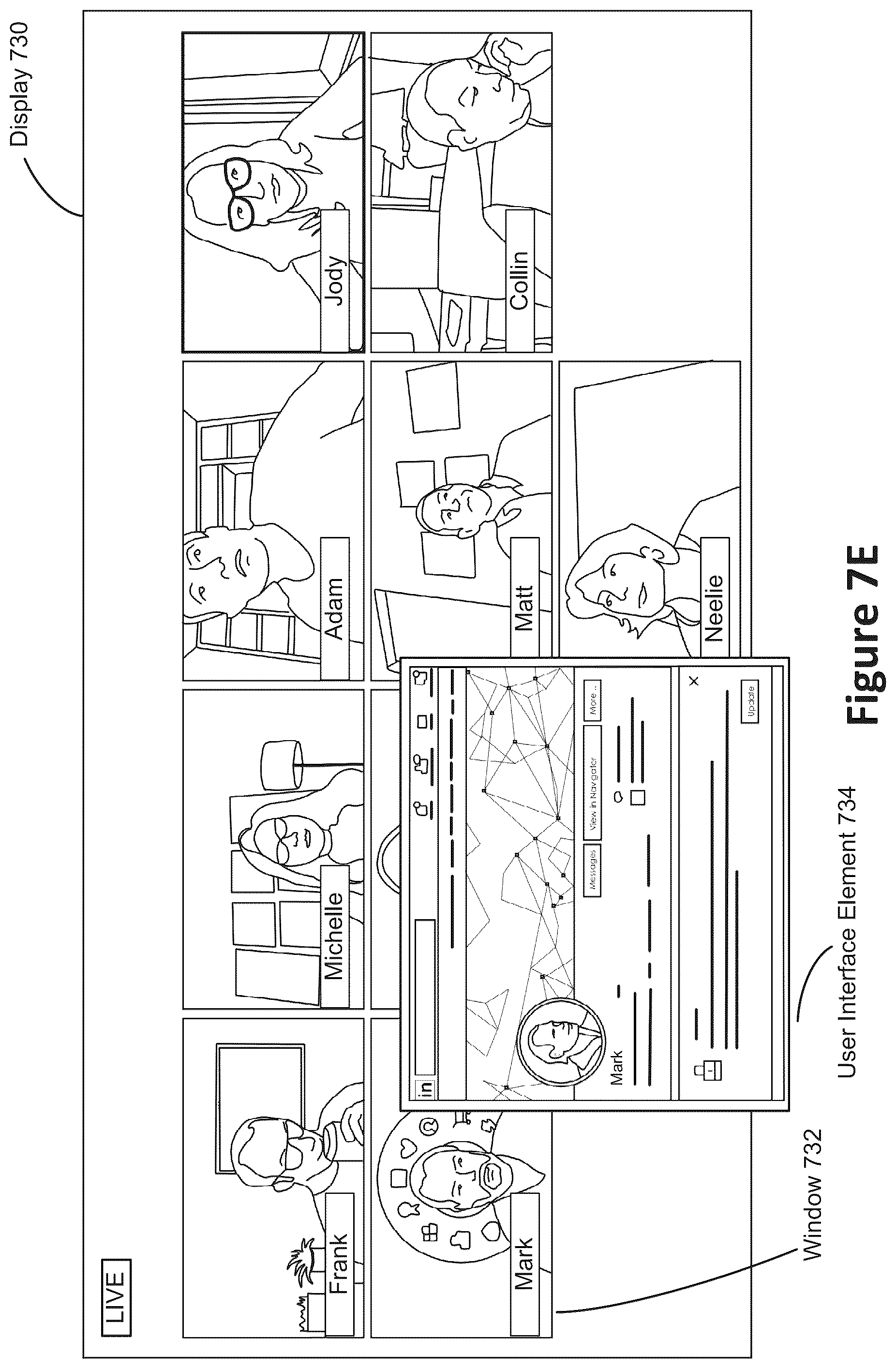 Patent US11847165 Figure 11 – Integration of video conferencing applications with on-demand database services