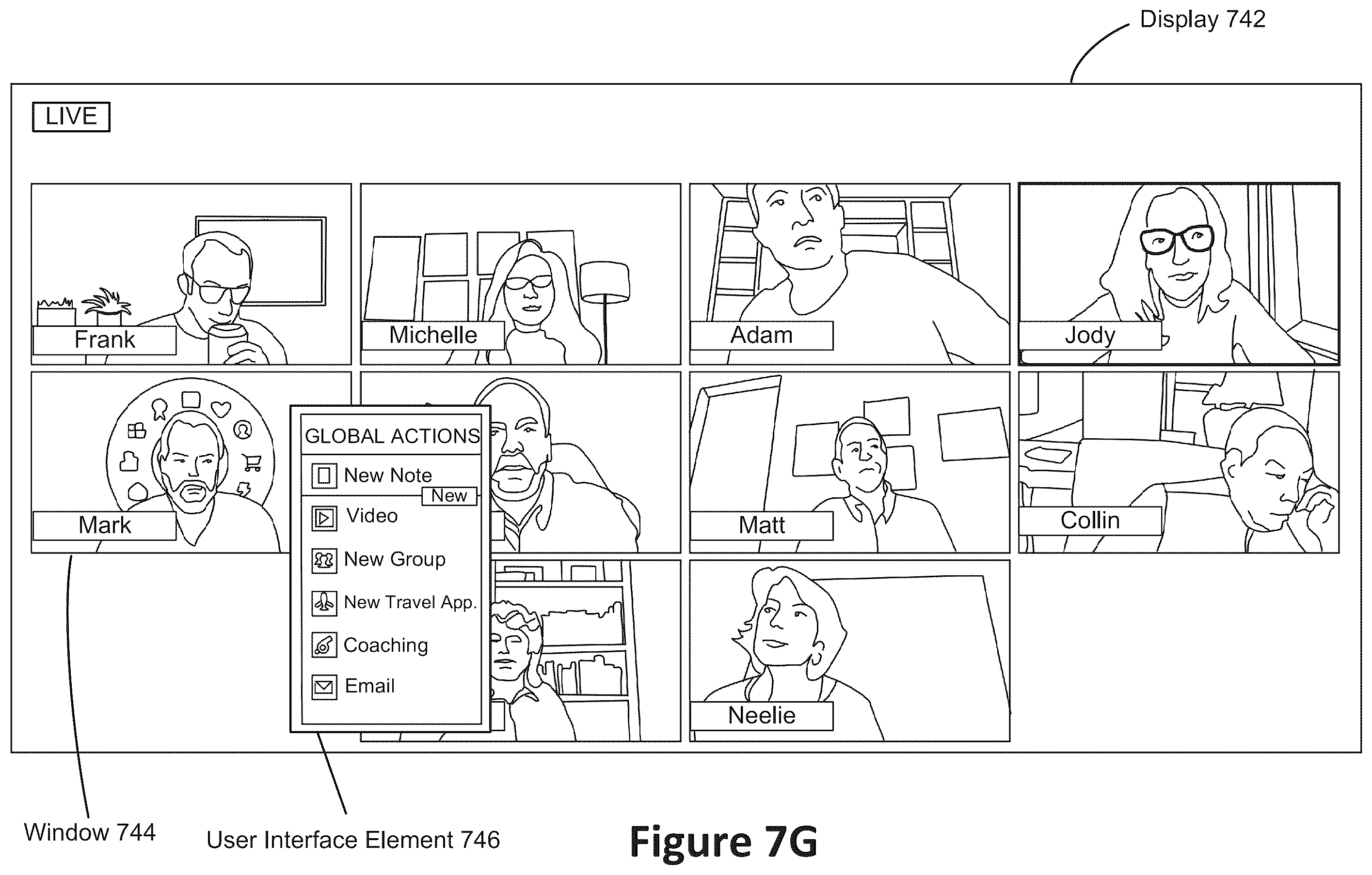 Patent US11847165 Figure 13 – Integration of video conferencing applications with on-demand database services