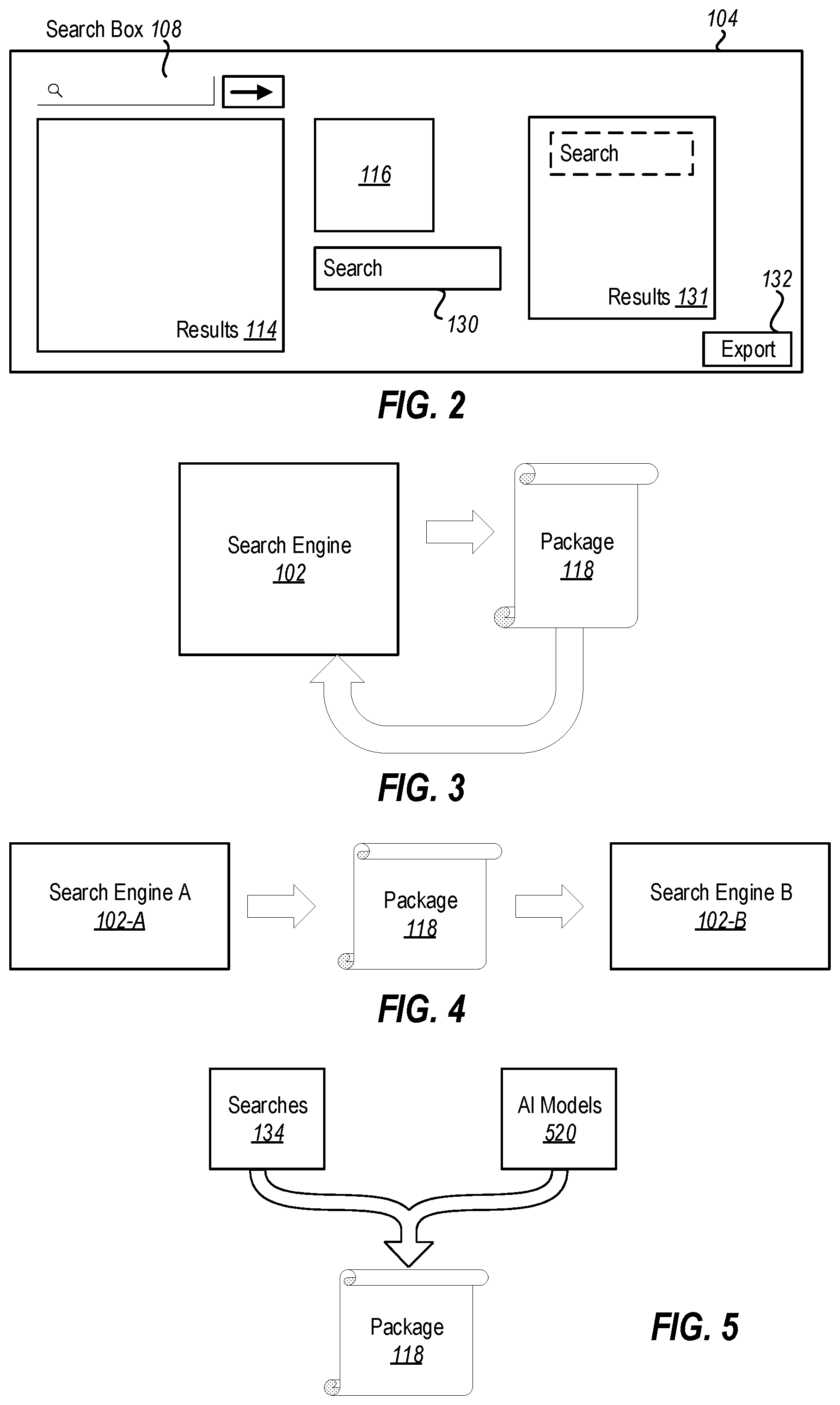 Patent US11847166 Figure 2 – Search engine functionality using shared AI models