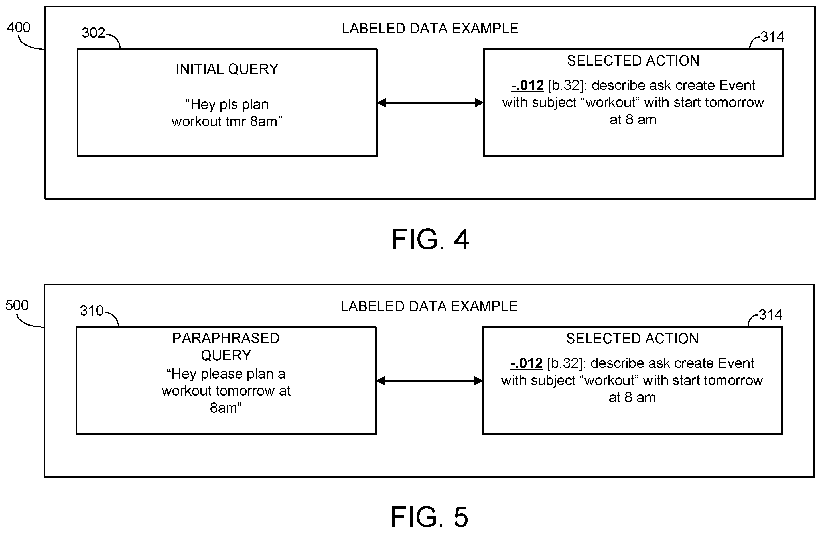 Patent US11847168 Figure 5 – Training model with model-provided candidate action