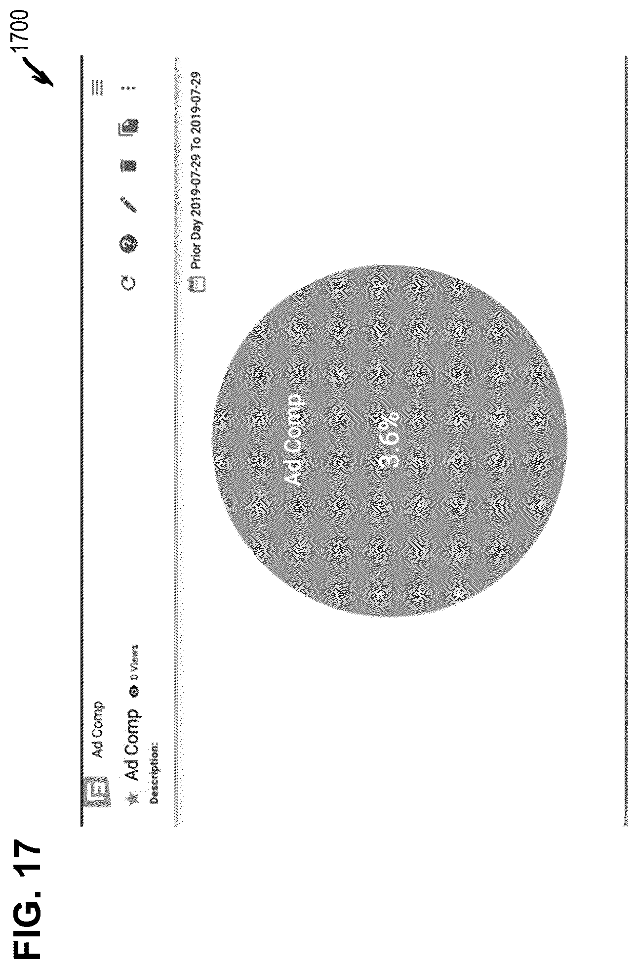 Patent US11847170 Figure 17 – Data visualization tool with guided visualization creation and secure publication features, and graphical user interface thereof