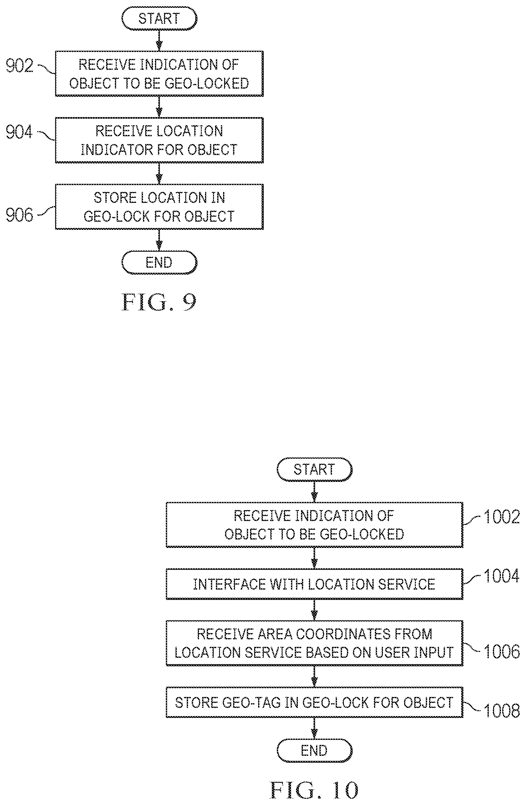 Patent US11847174 Figure 9 – System and method for geo-locked documents