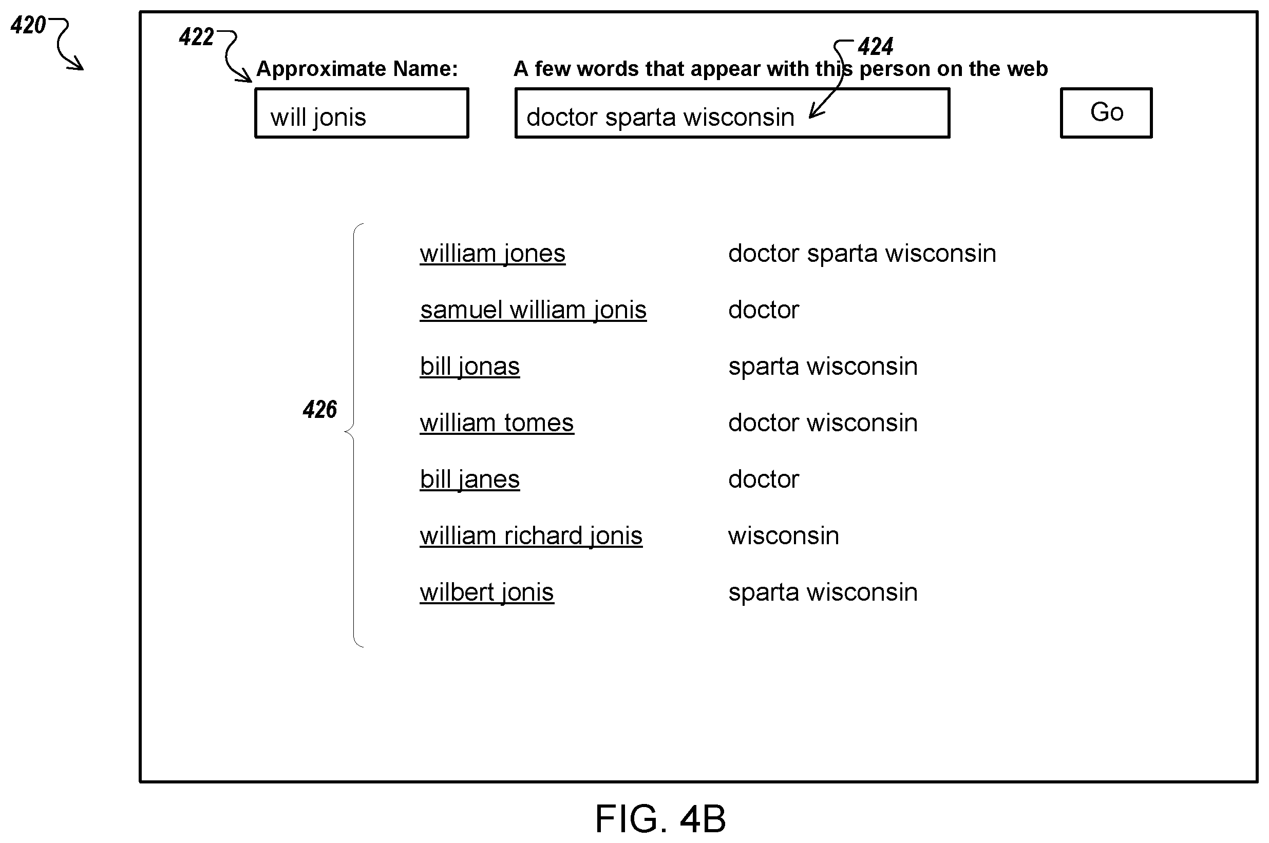 Patent US11847176 Figure 5 – Generating context-based spell corrections of entity names