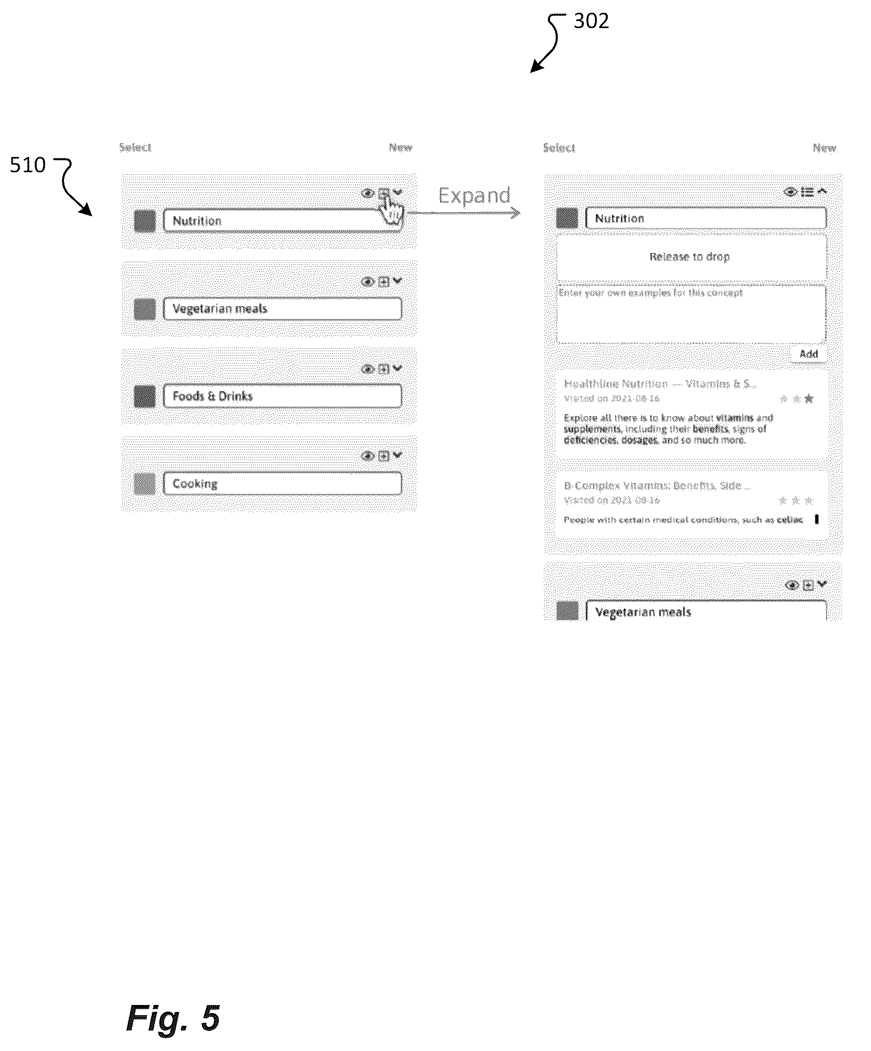 Patent US11847178 Figure 5 – Document re-finding system