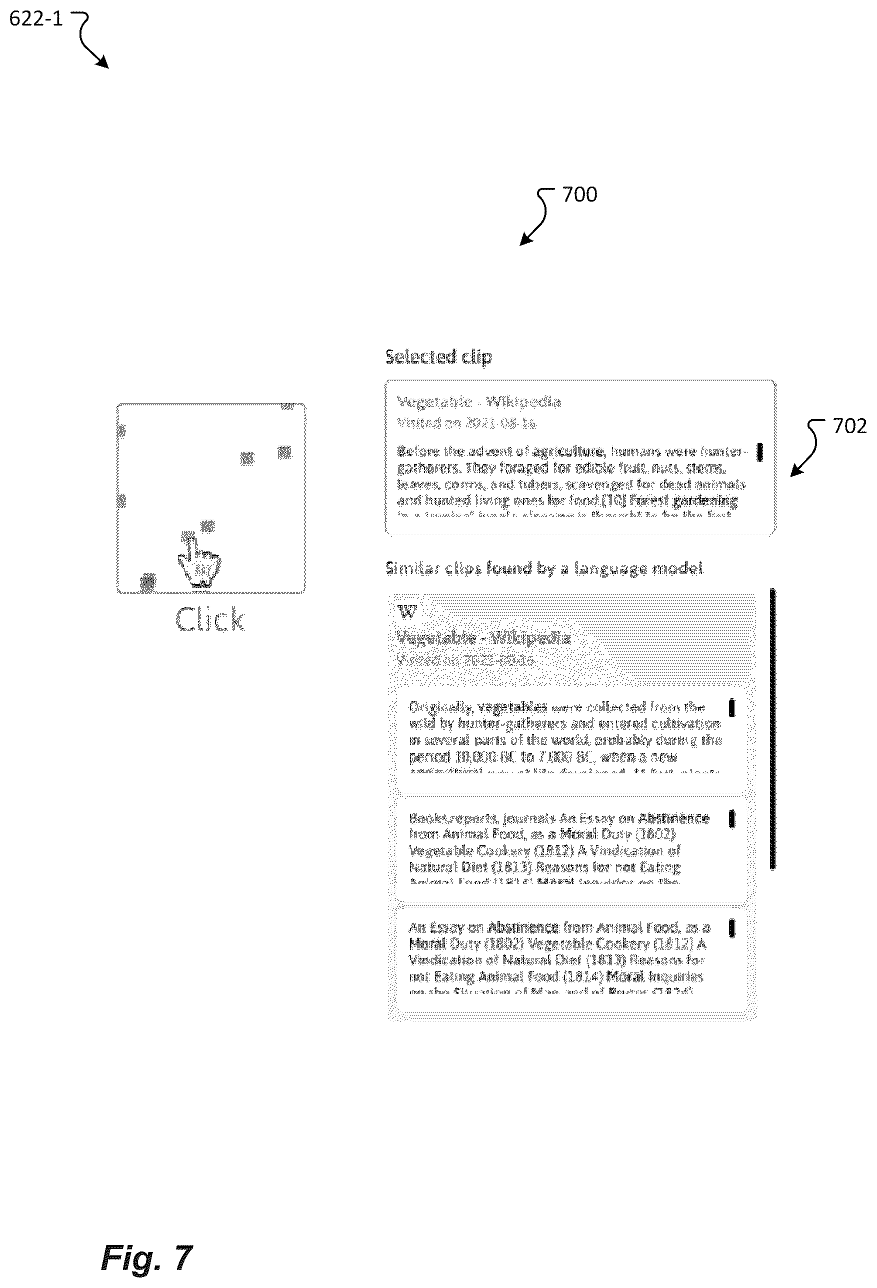 Patent US11847178 Figure 7 – Document re-finding system