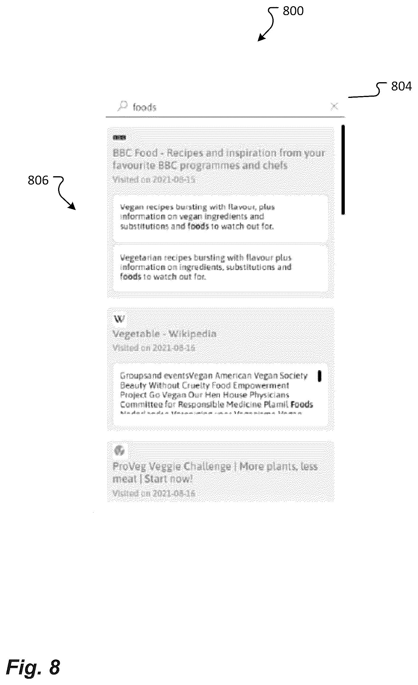 Patent US11847178 Figure 8 – Document re-finding system