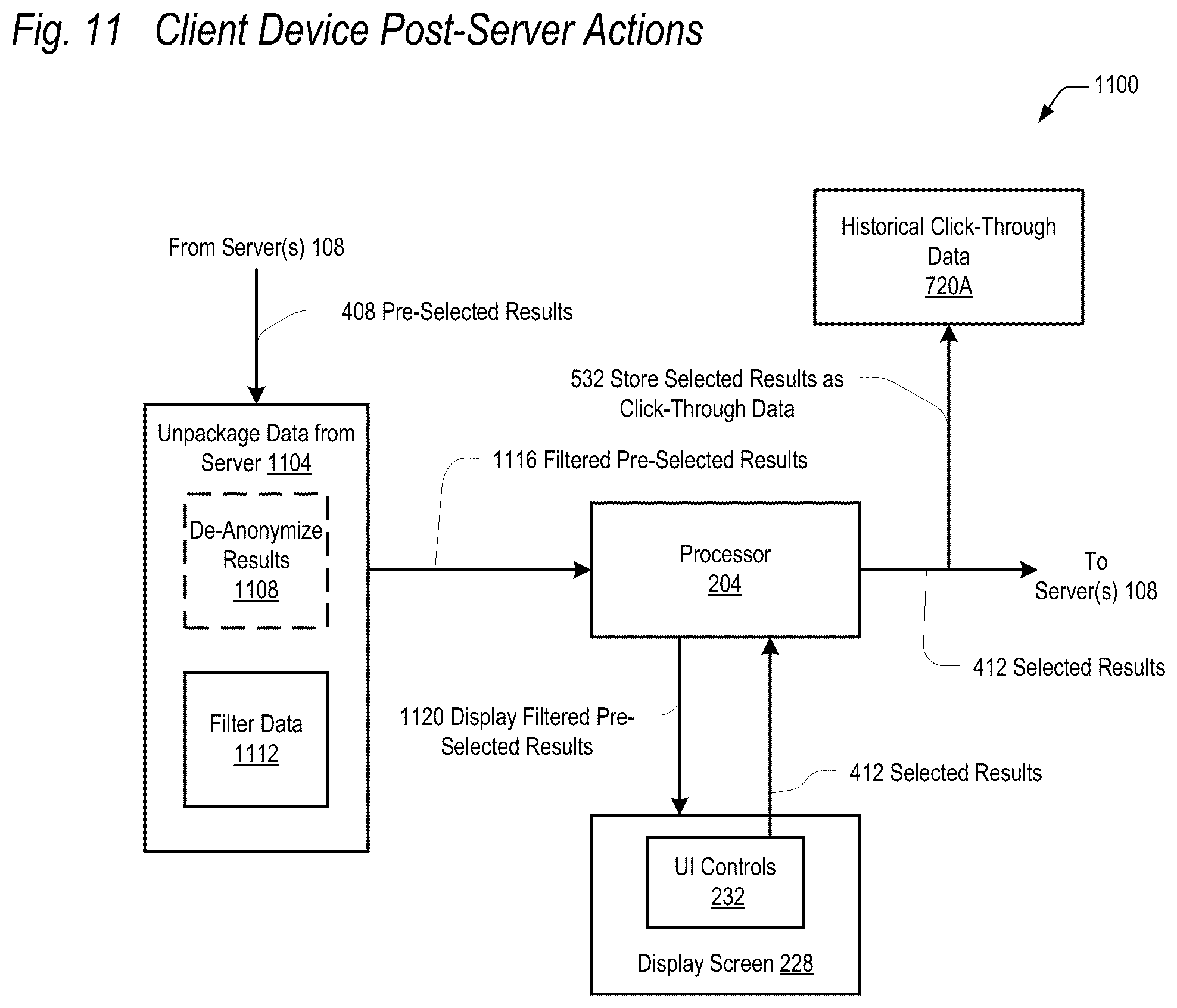 Patent US11847179 Figure 14 – Curated result finder