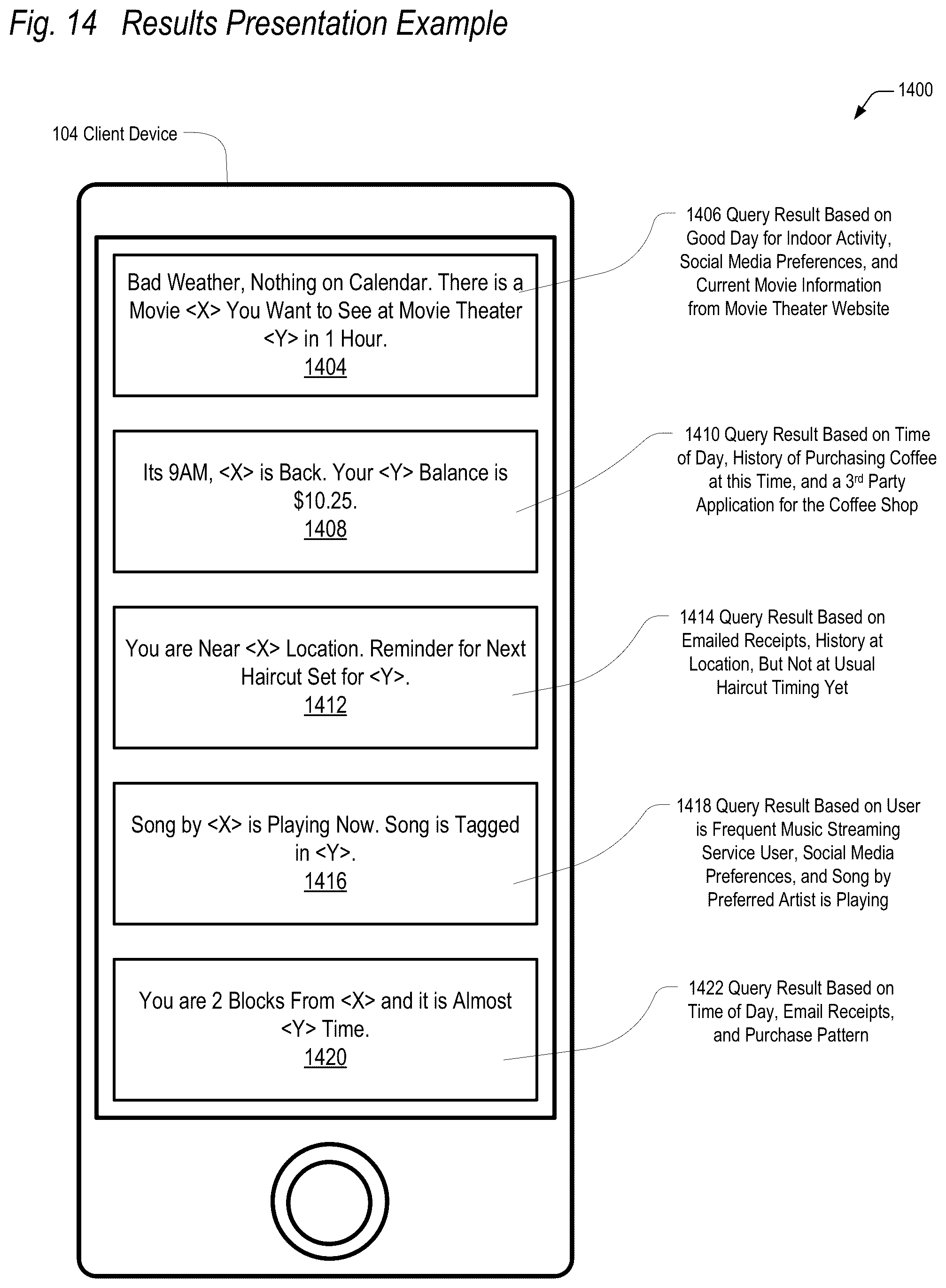 Patent US11847179 Figure 17 – Curated result finder