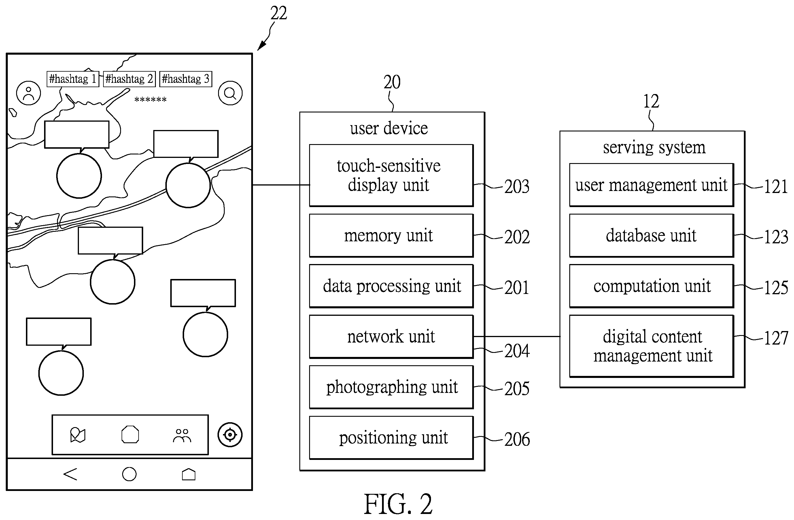 Patent US11847180 Figure 2 – Method and system for recommending location-based digital content