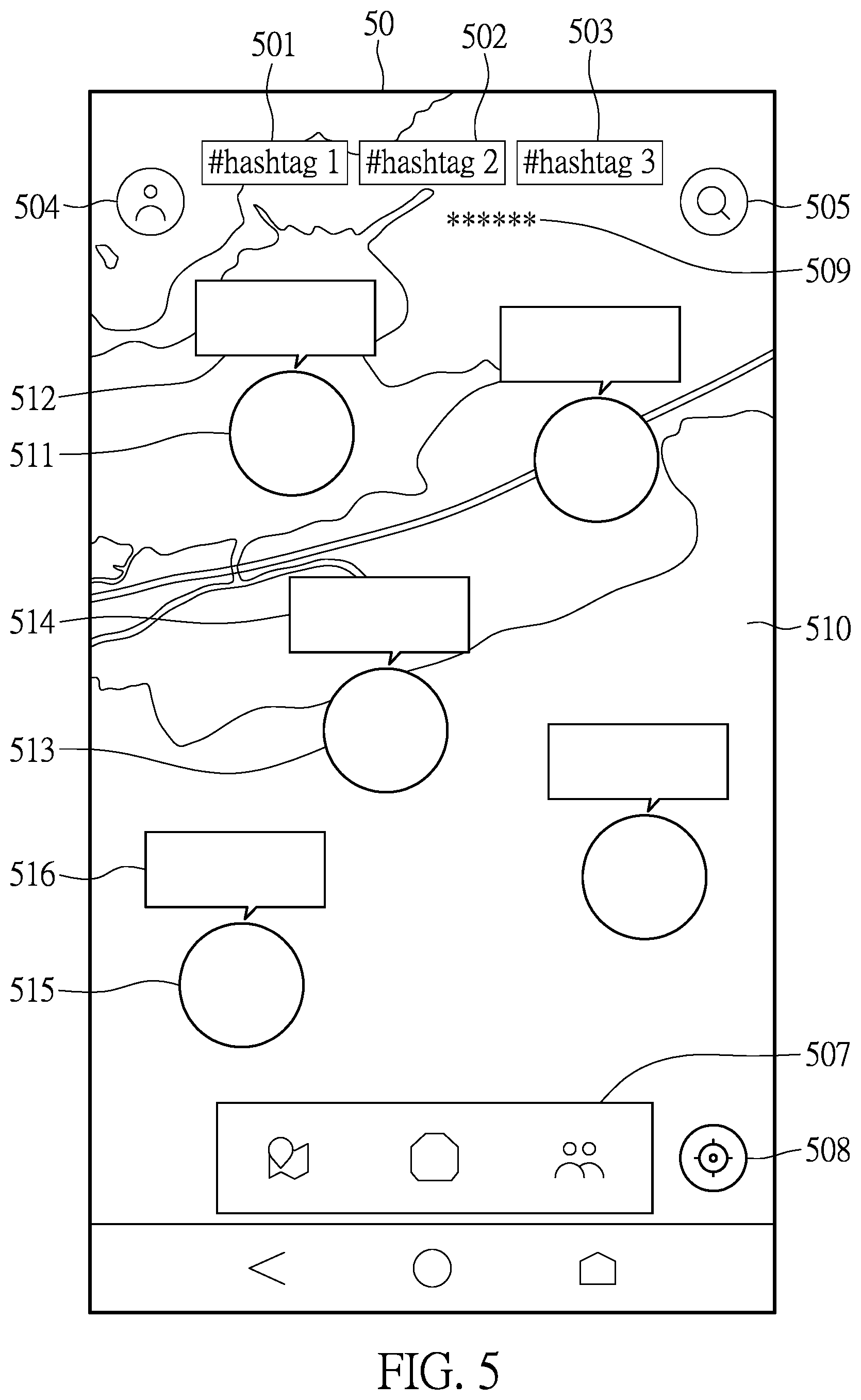 Patent US11847180 Figure 5 – Method and system for recommending location-based digital content