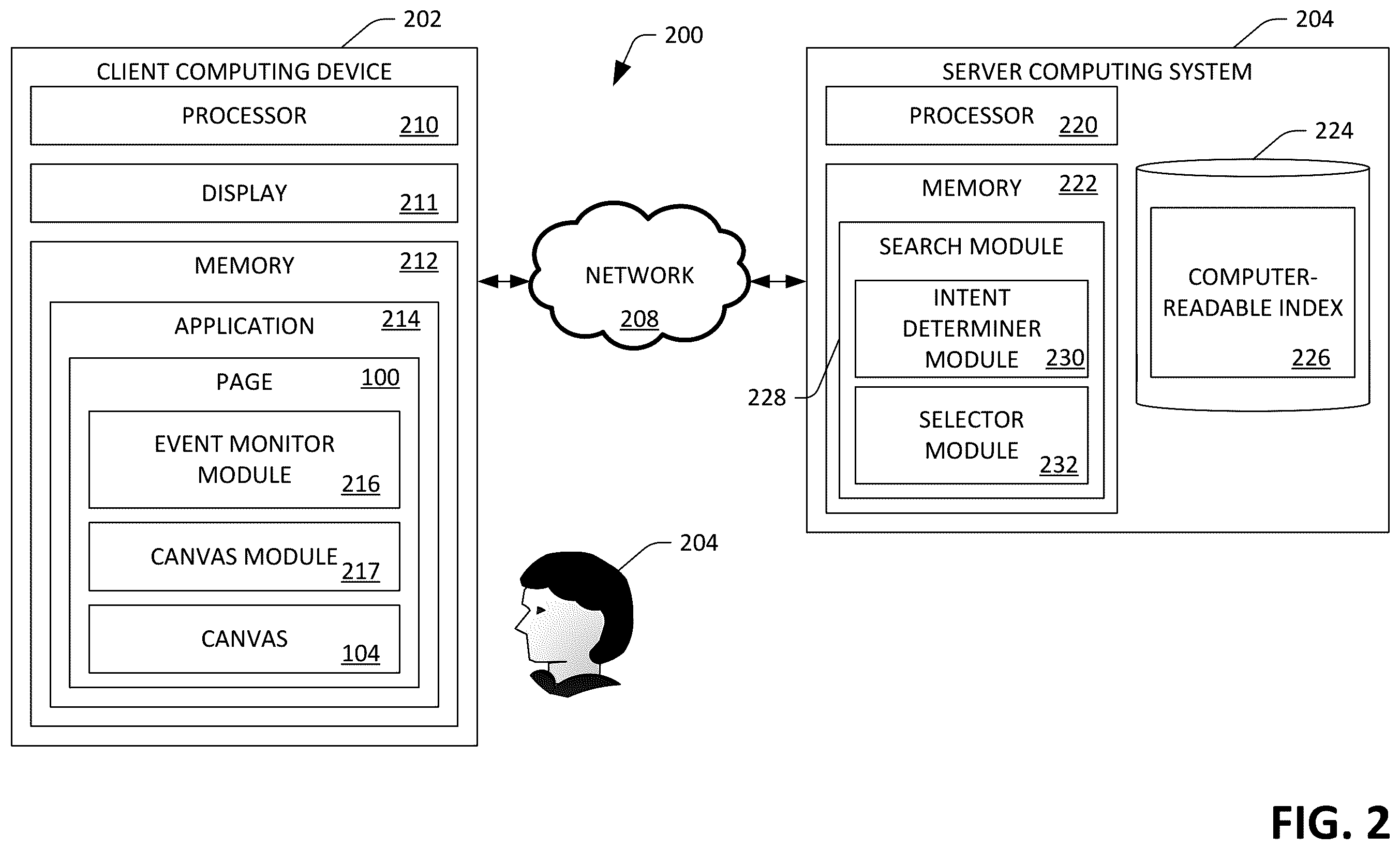 Patent US11847181 Figure 2 – Updating a search page upon return of user focus