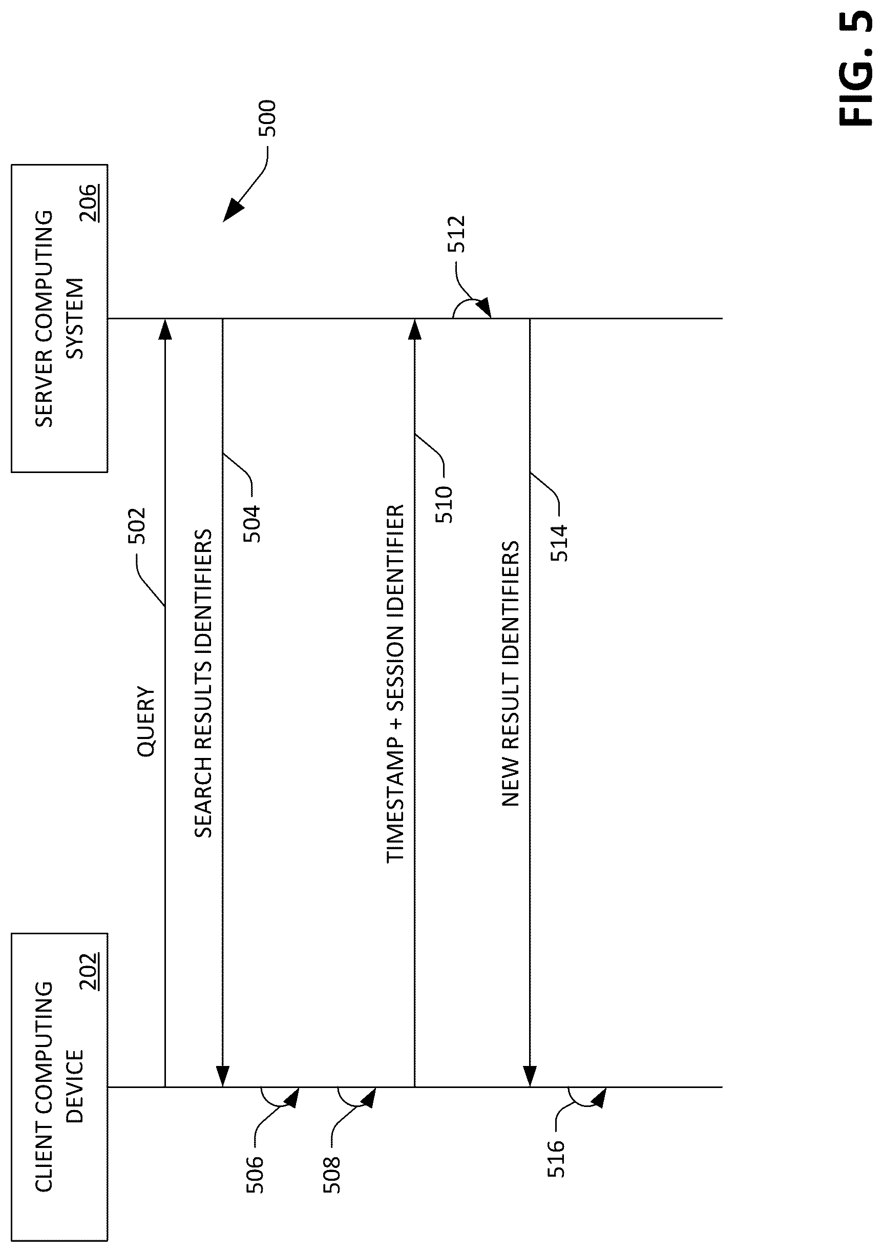 Patent US11847181 Figure 4 – Updating a search page upon return of user focus