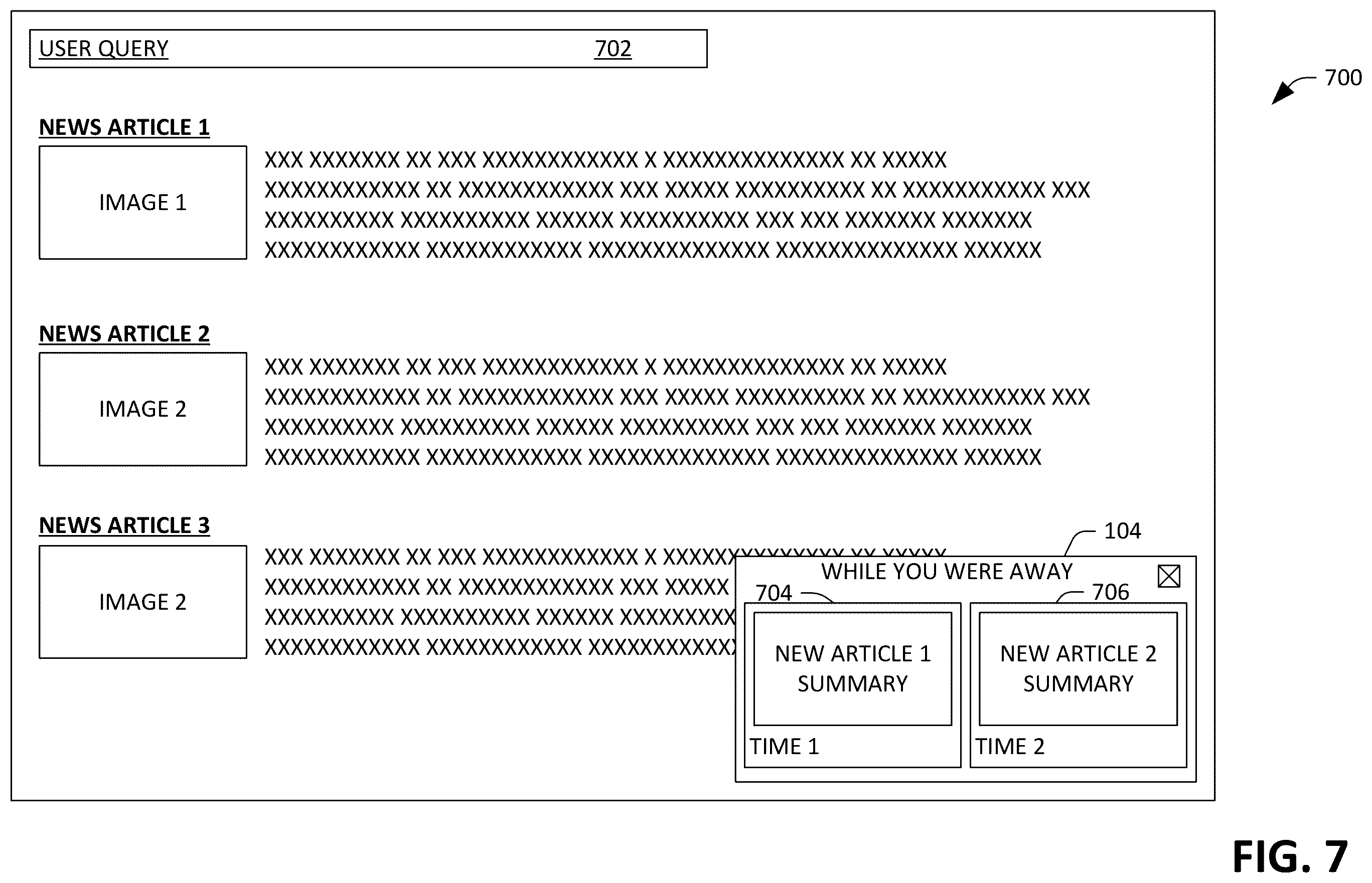 Patent US11847181 Figure 6 – Updating a search page upon return of user focus