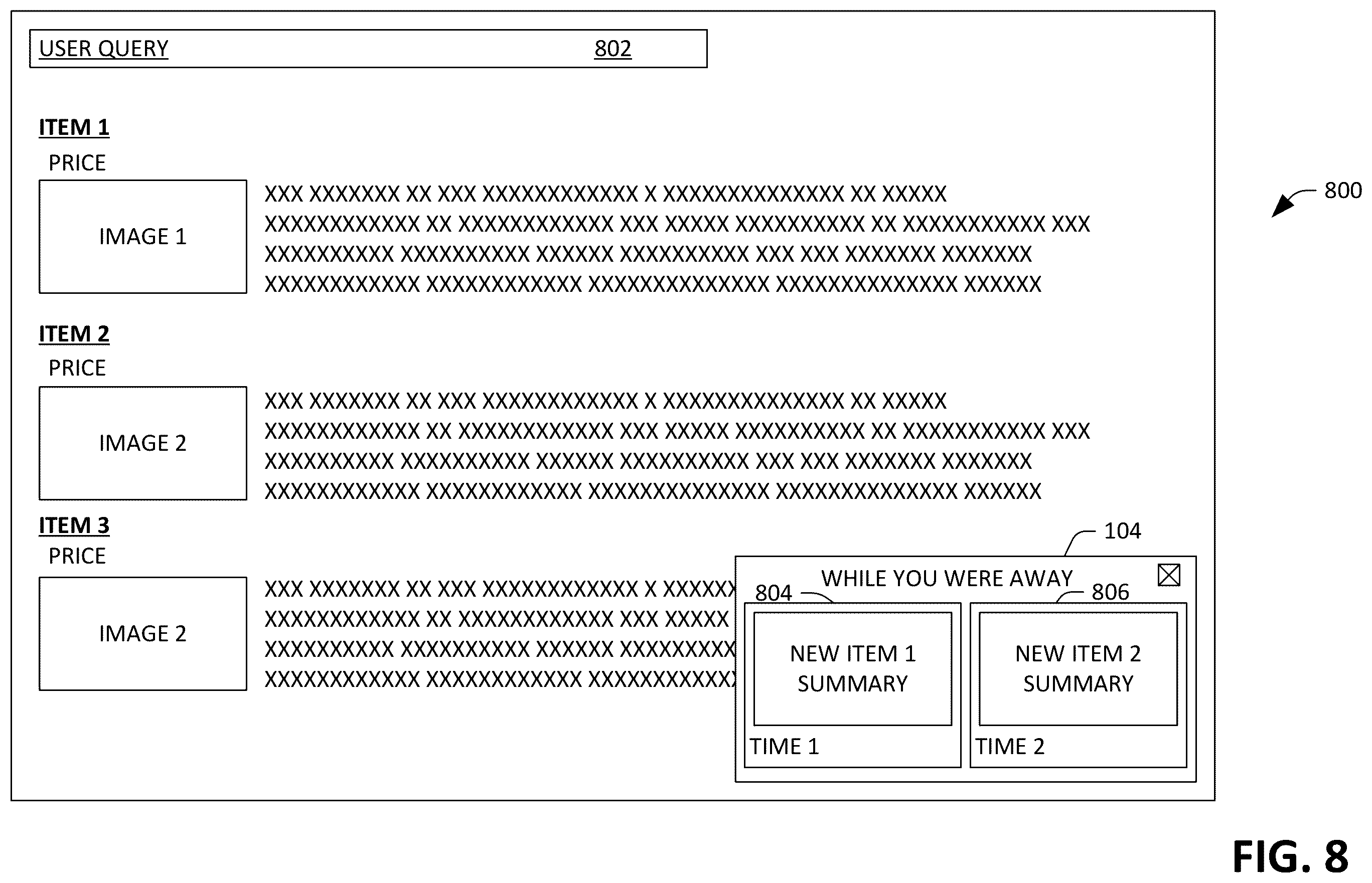 Patent US11847181 Figure 7 – Updating a search page upon return of user focus