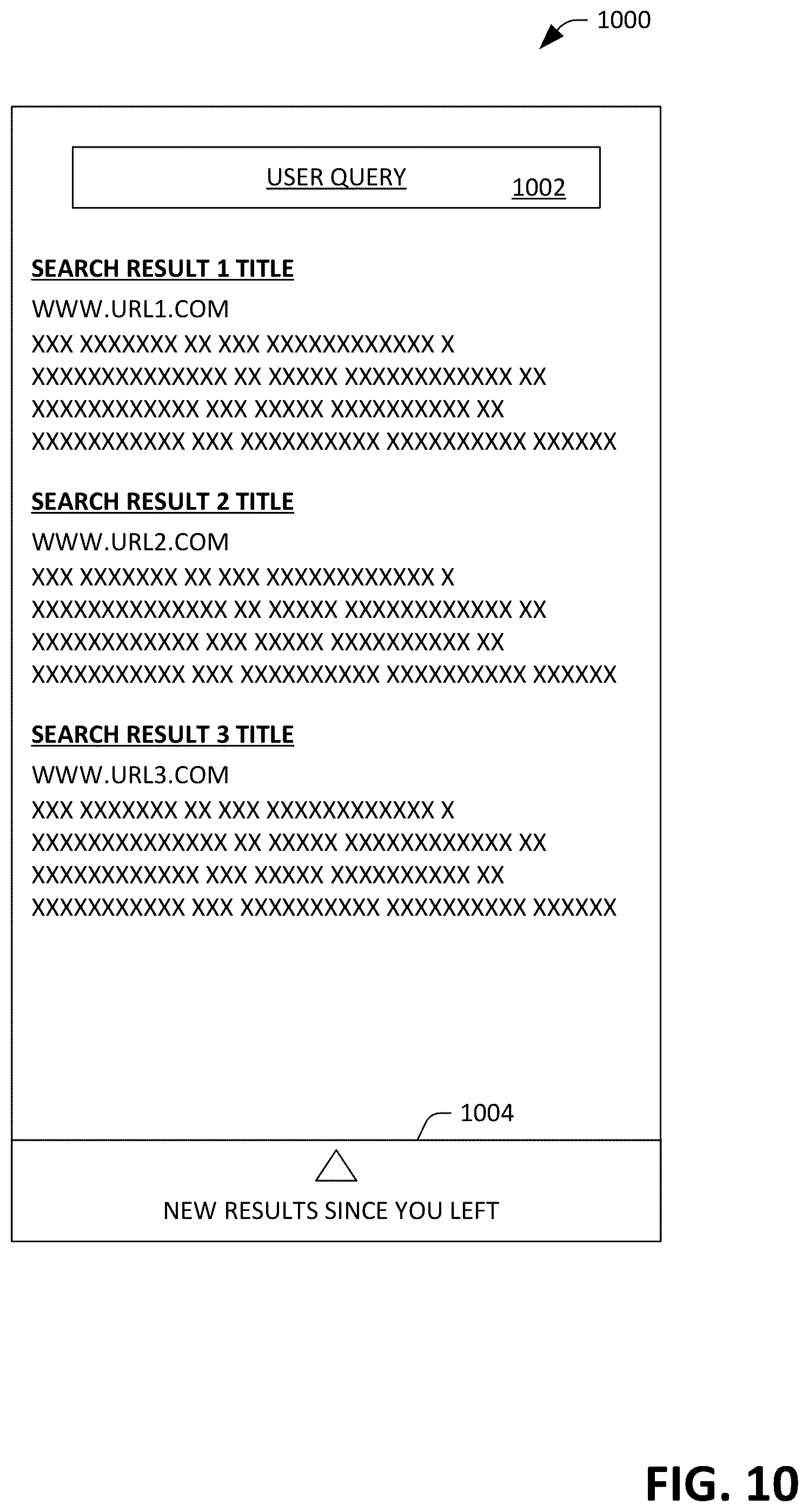 Patent US11847181 Figure 9 – Updating a search page upon return of user focus