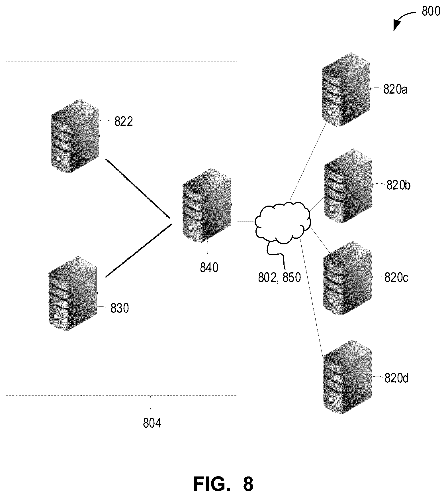 Patent US11847204 Figure 8 – Systems and methods for cloud-based management of digital forensic evidence