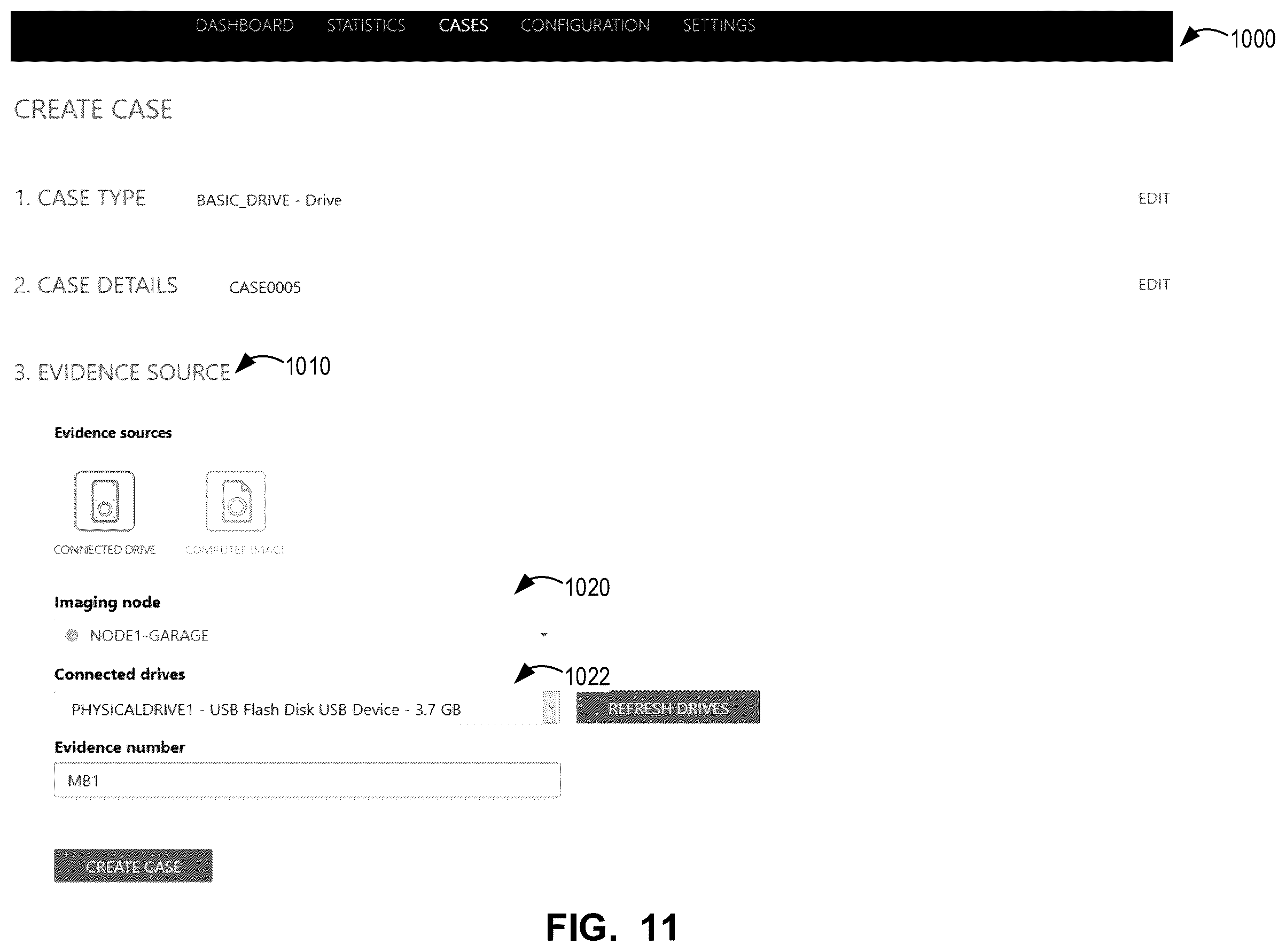Patent US11847204 Figure 11 – Systems and methods for cloud-based management of digital forensic evidence