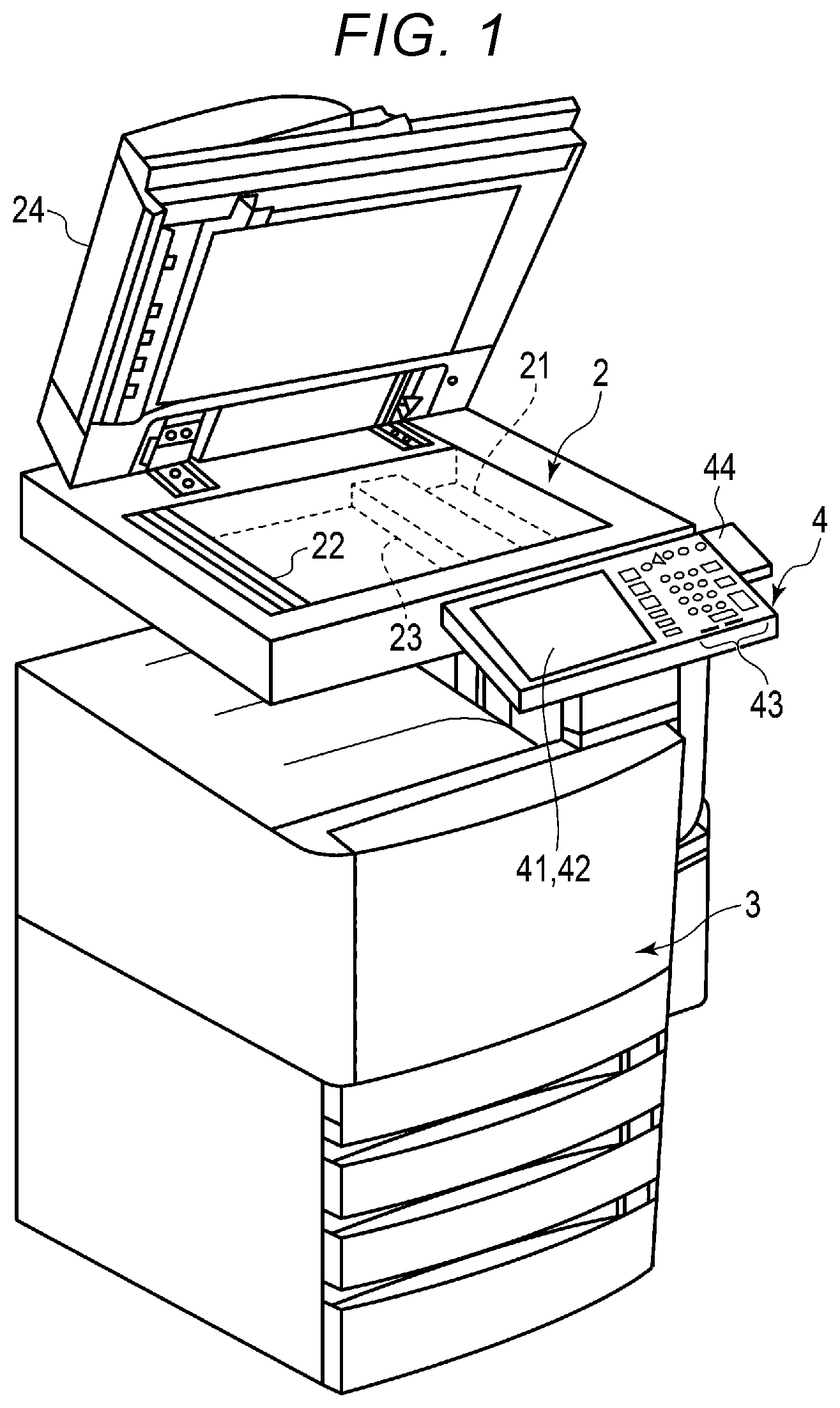 Patent US11847238 Figure 1 – Image reading apparatus and method of transmitting scan data including password-protectable scan data