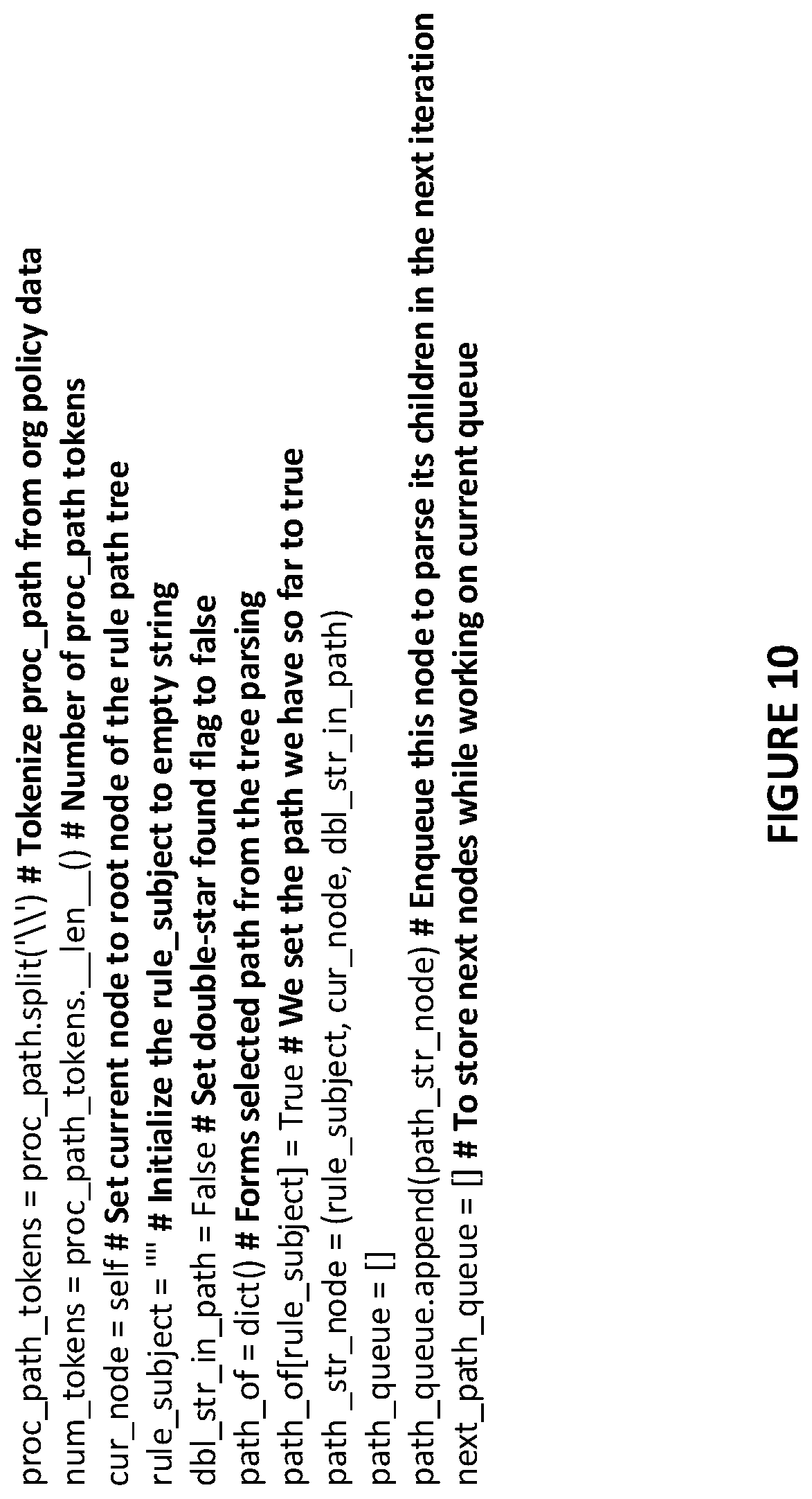 Patent US11847240 Figure 10 – System and method for matching, grouping and recommending computer security rules