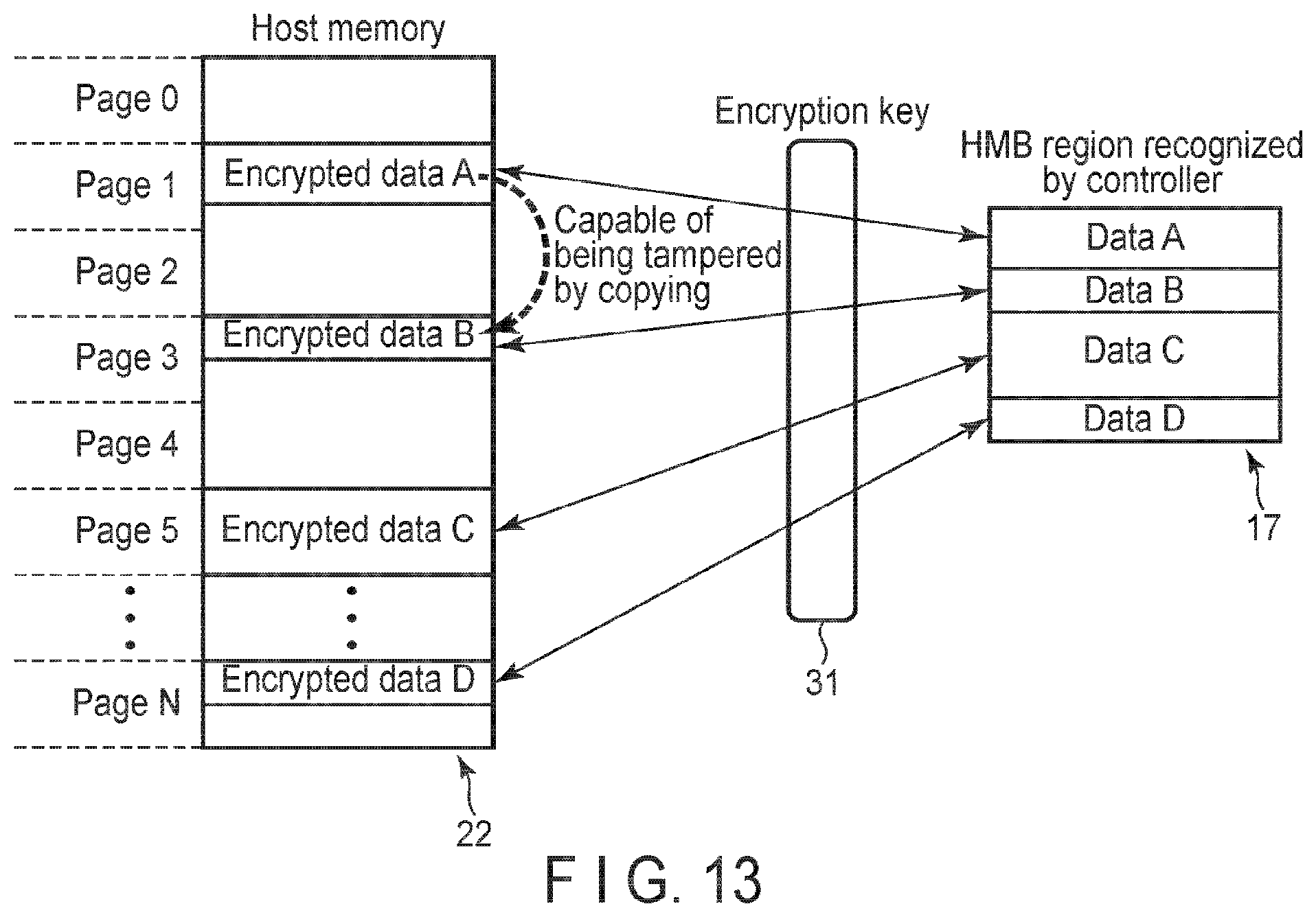 Patent US11847243 Figure 10 – Memory system