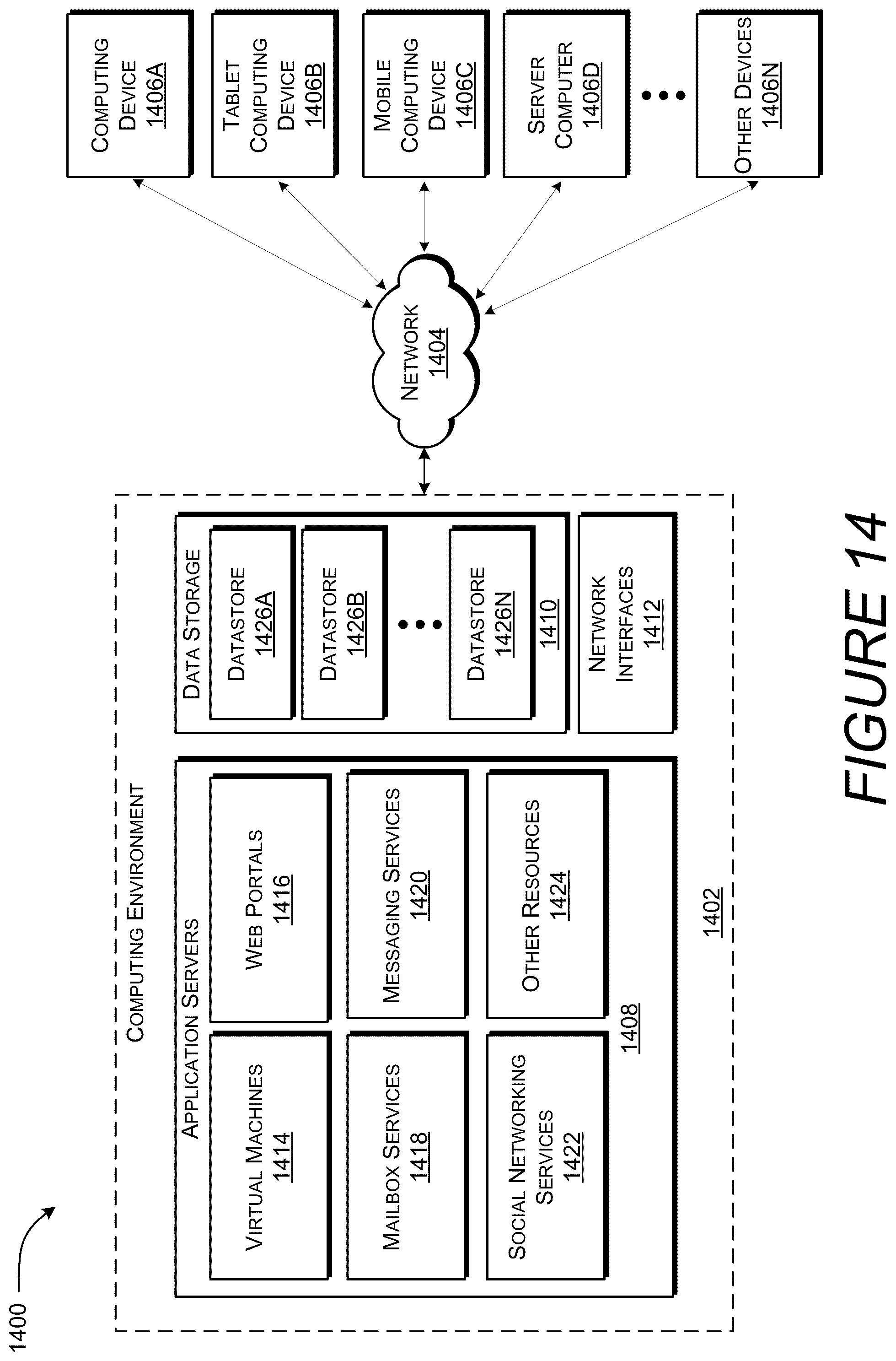 Patent US11847250 Figure 14 – Controlling disclosure of identities in communication sessions