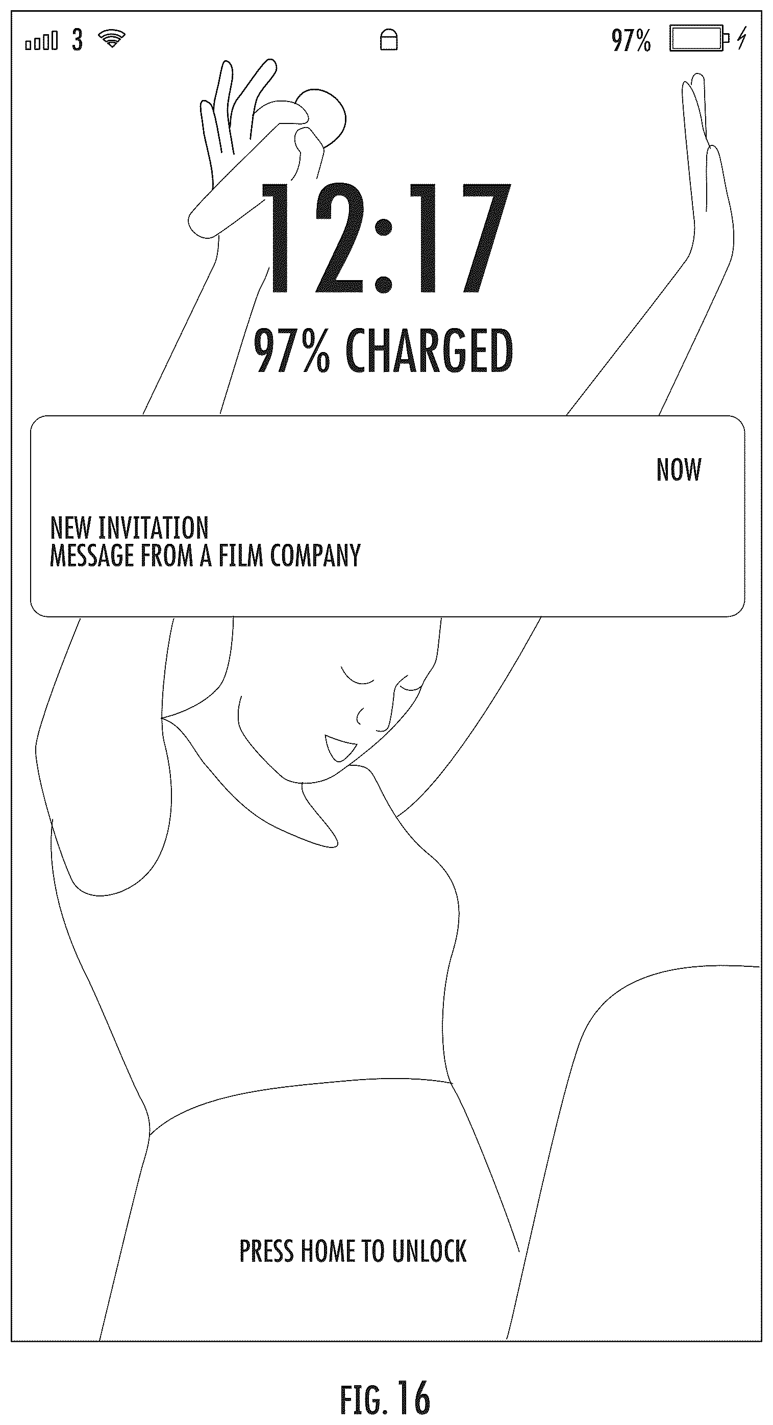 Patent US11847251 Figure 16 – Permissions-based communication of information