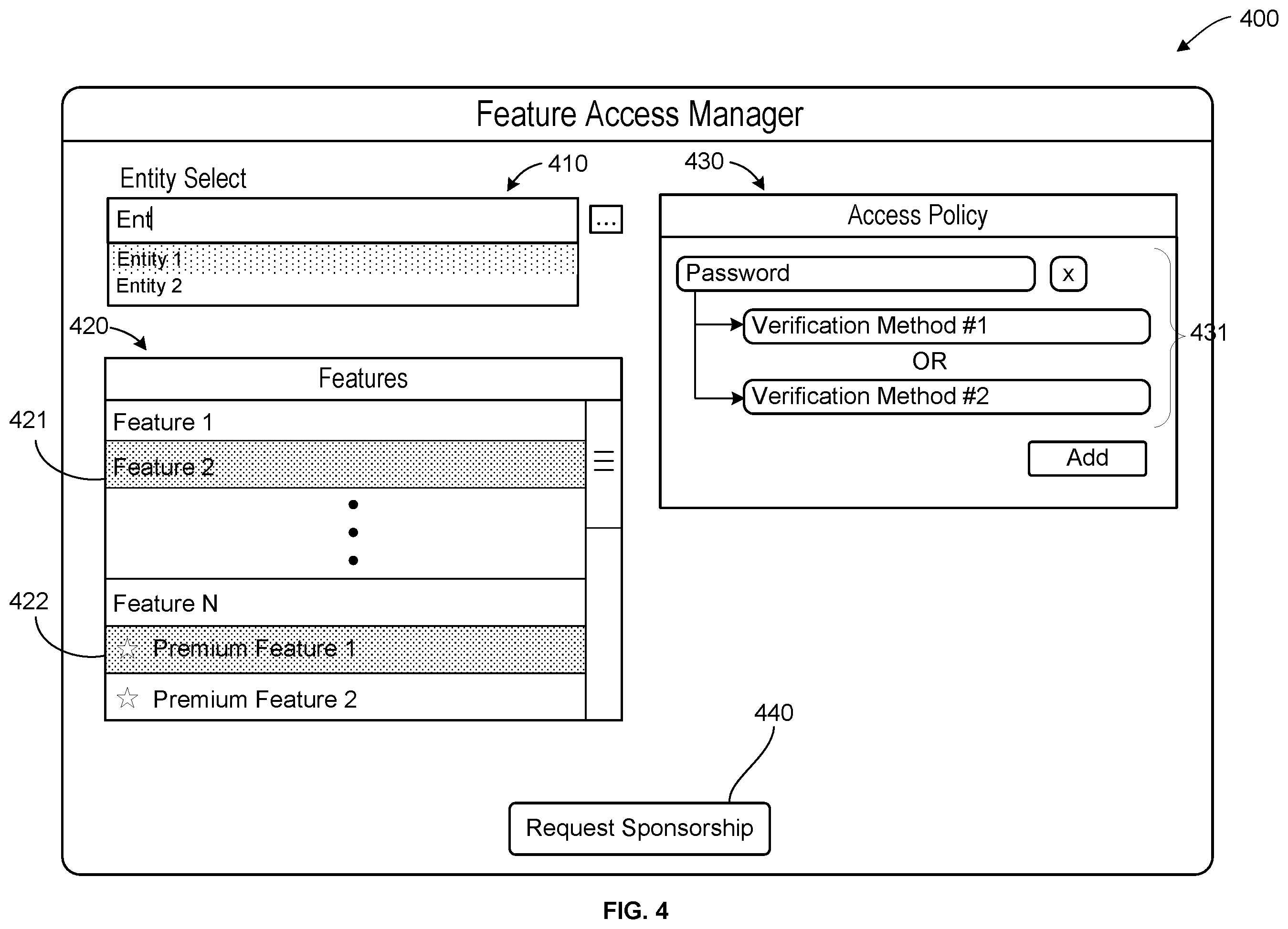 Patent US11847252 Figure 3 – Feature access control in a digital transaction management platform