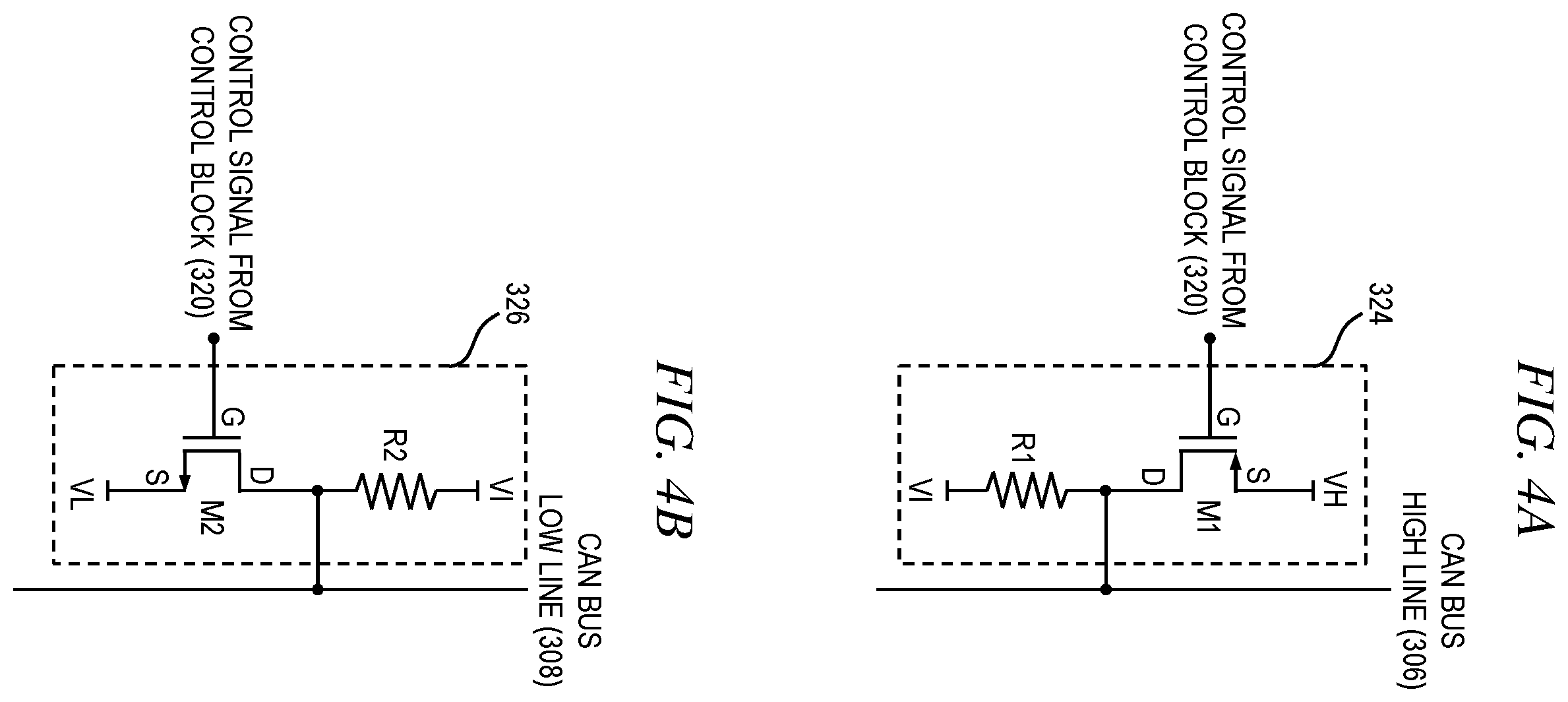 Patent US11847254 Figure 4 – Voltage override device for physical intrusion prevention on a data bus