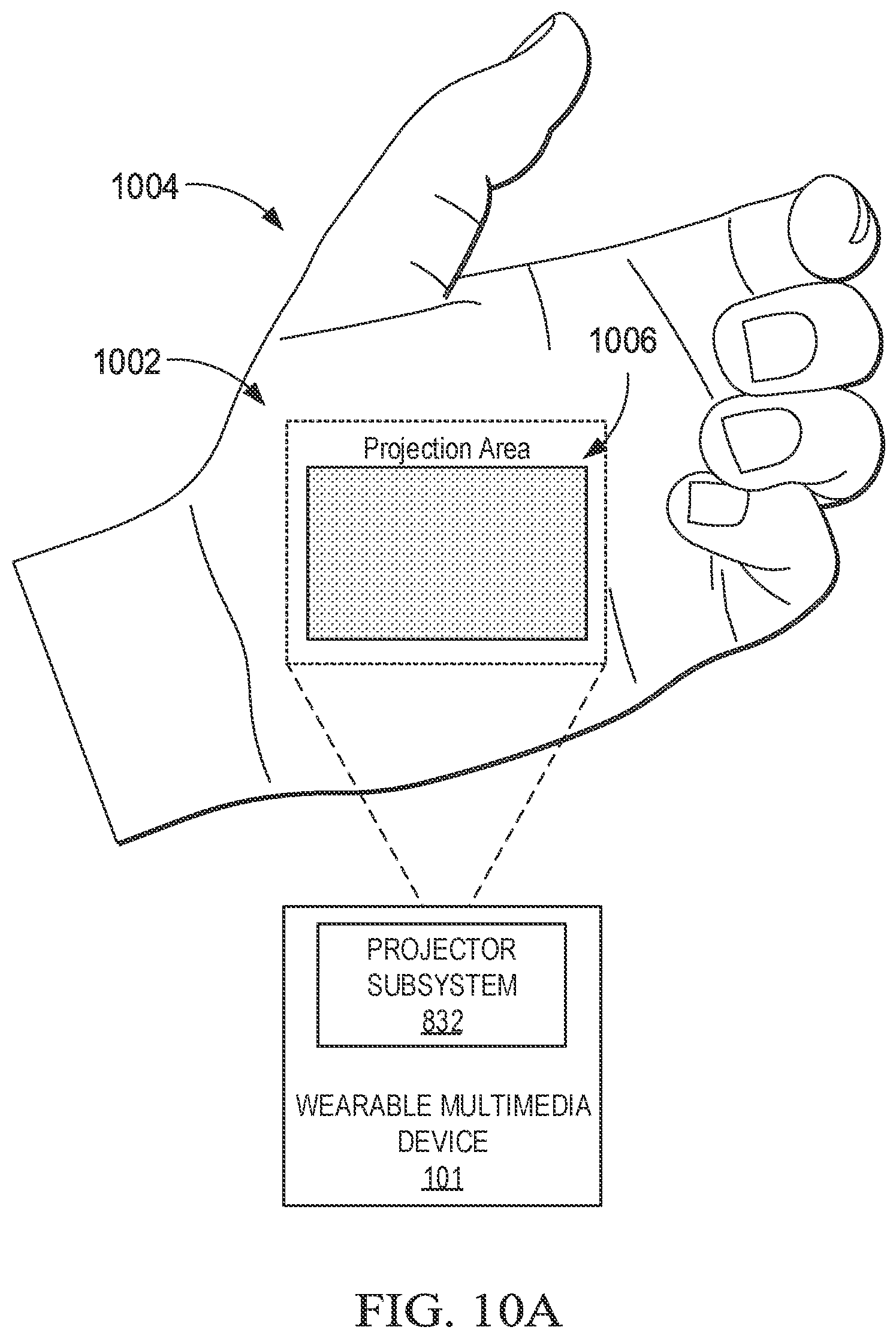 Patent US11847256 Figure 9 – Presenting and aligning laser projected virtual interfaces