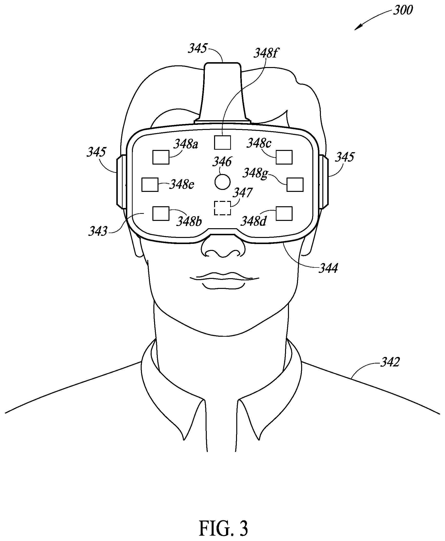 Patent US11847257 Figure 3 – Position tracking system for head-mounted display systems