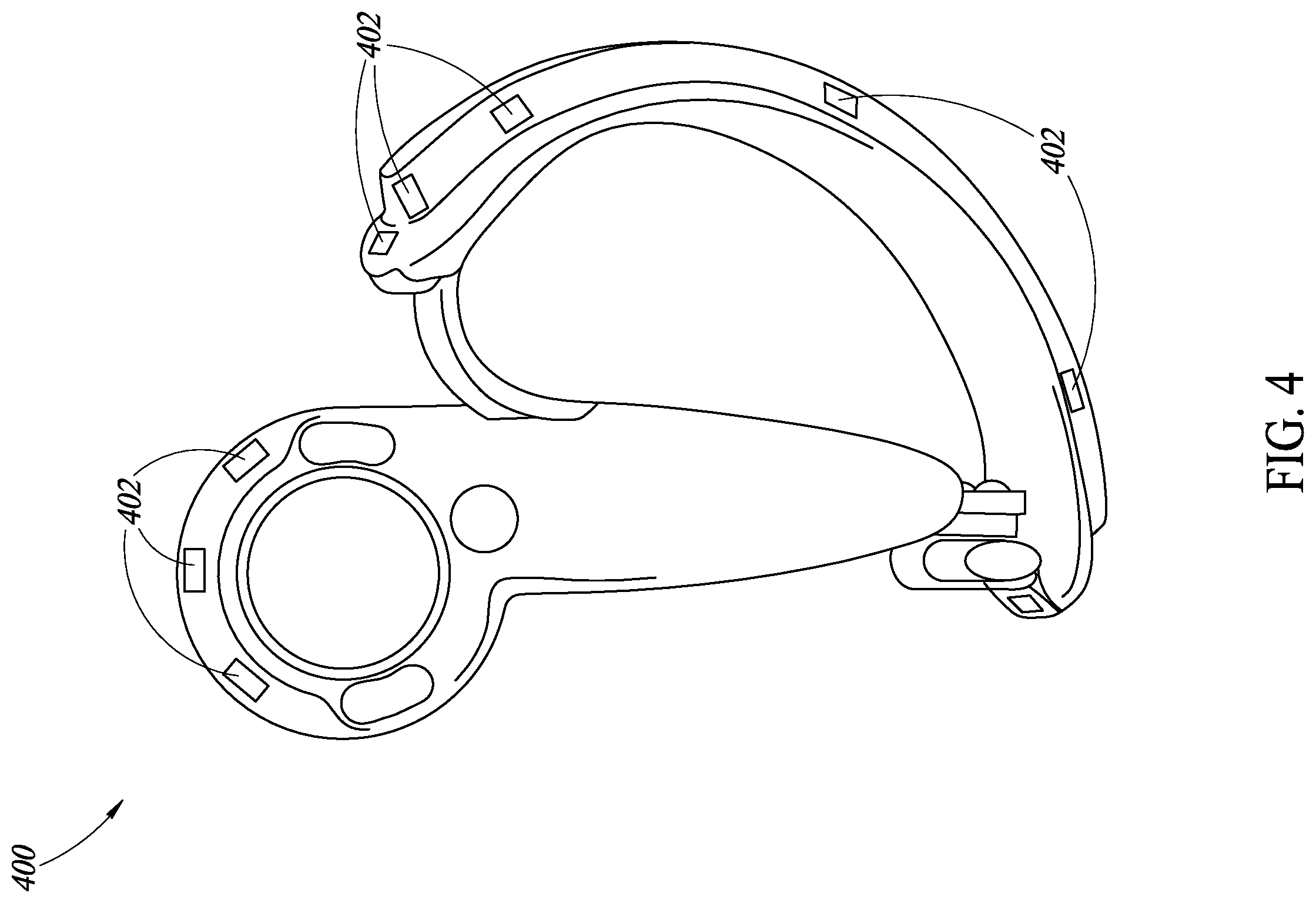 Patent US11847257 Figure 4 – Position tracking system for head-mounted display systems