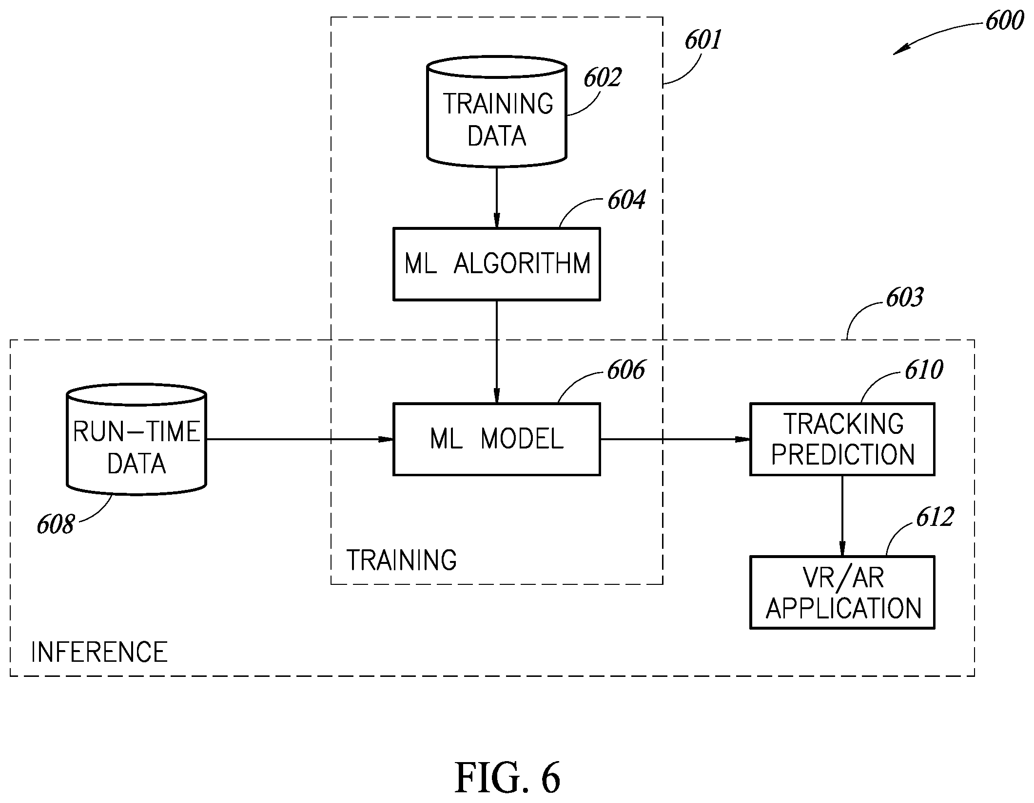 Patent US11847257 Figure 6 – Position tracking system for head-mounted display systems