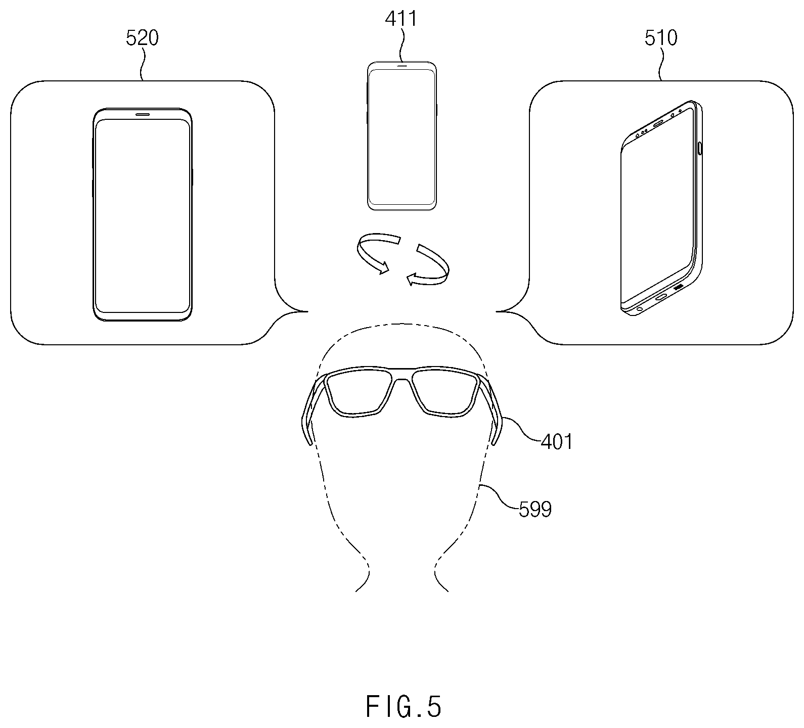 Patent US11847258 Figure 5 – Method for wireless connection in augmented reality environment and electronic device therefor
