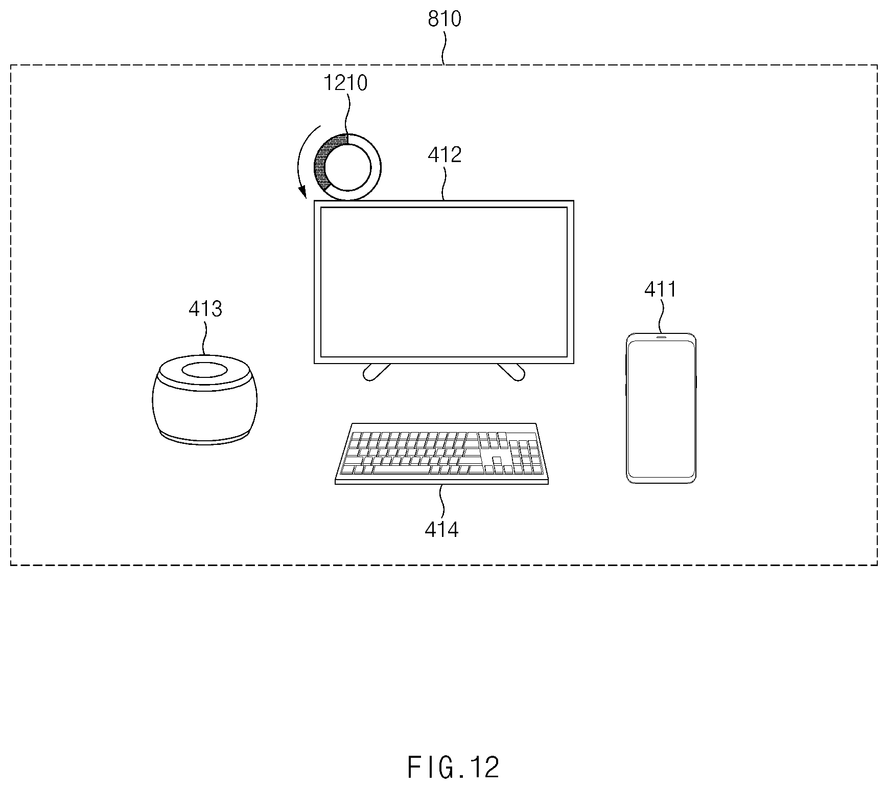 Patent US11847258 Figure 12 – Method for wireless connection in augmented reality environment and electronic device therefor