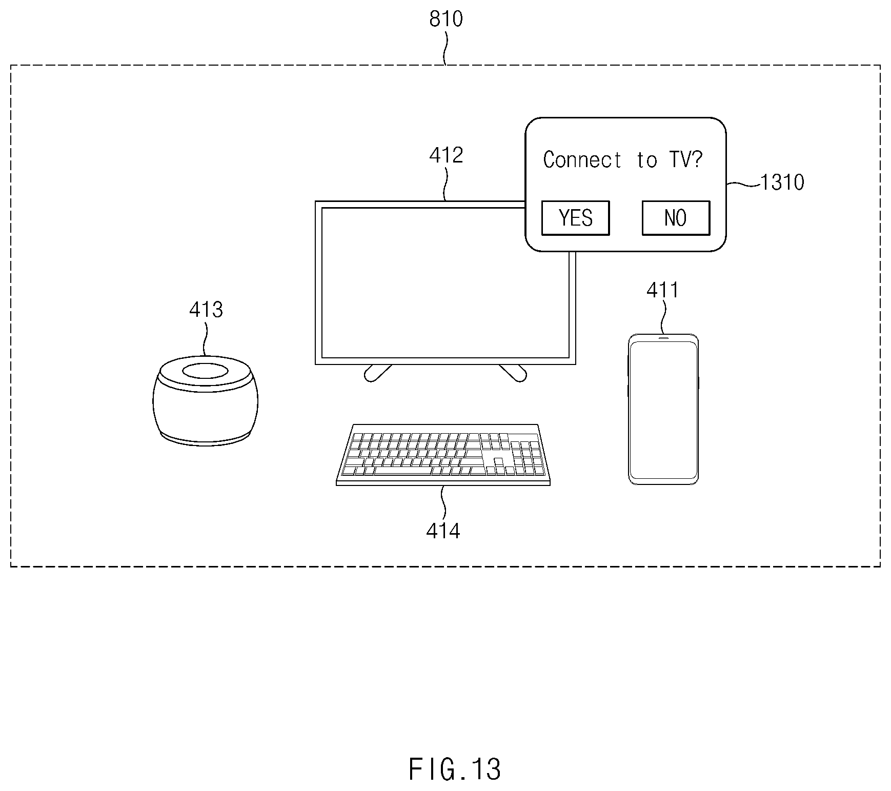 Patent US11847258 Figure 13 – Method for wireless connection in augmented reality environment and electronic device therefor