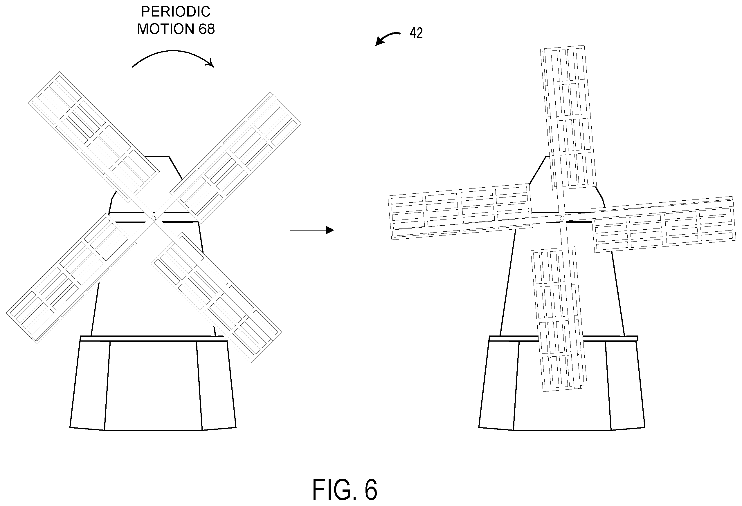 Patent US11847261 Figure 6 – Periodic motion-based visual stimulus