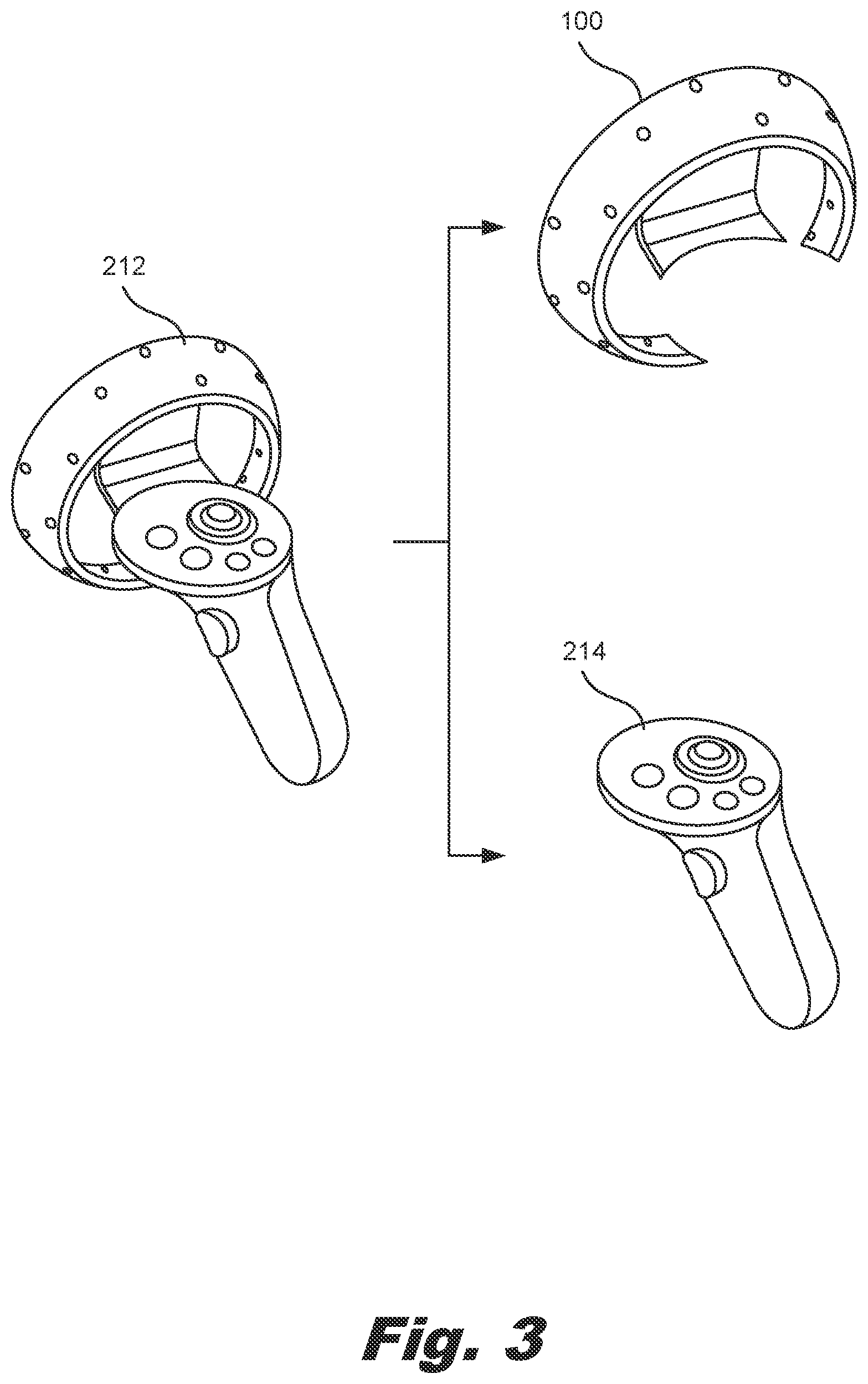 Patent US11847267 Figure 3 – Input device tracking systems