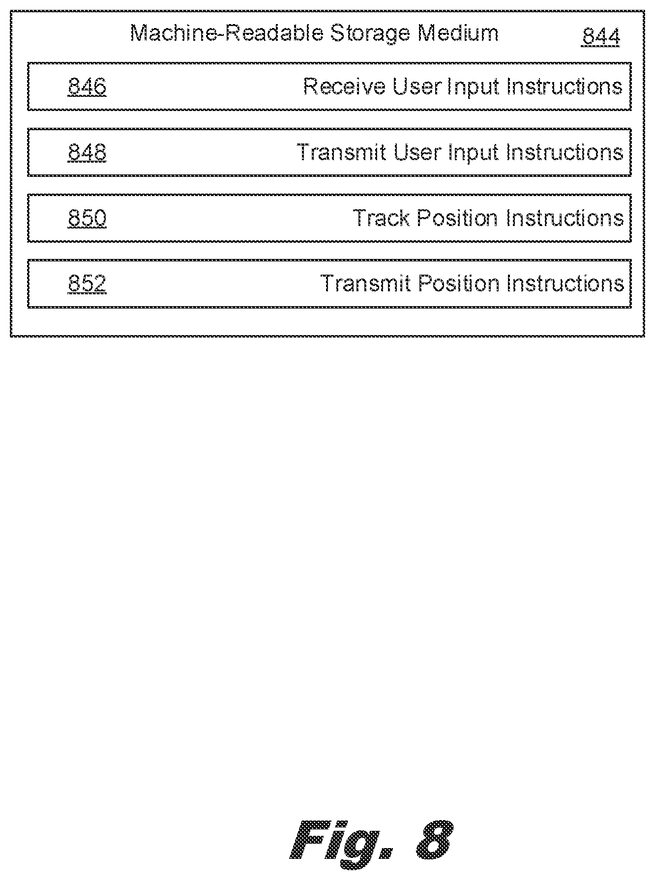 Patent US11847267 Figure 8 – Input device tracking systems