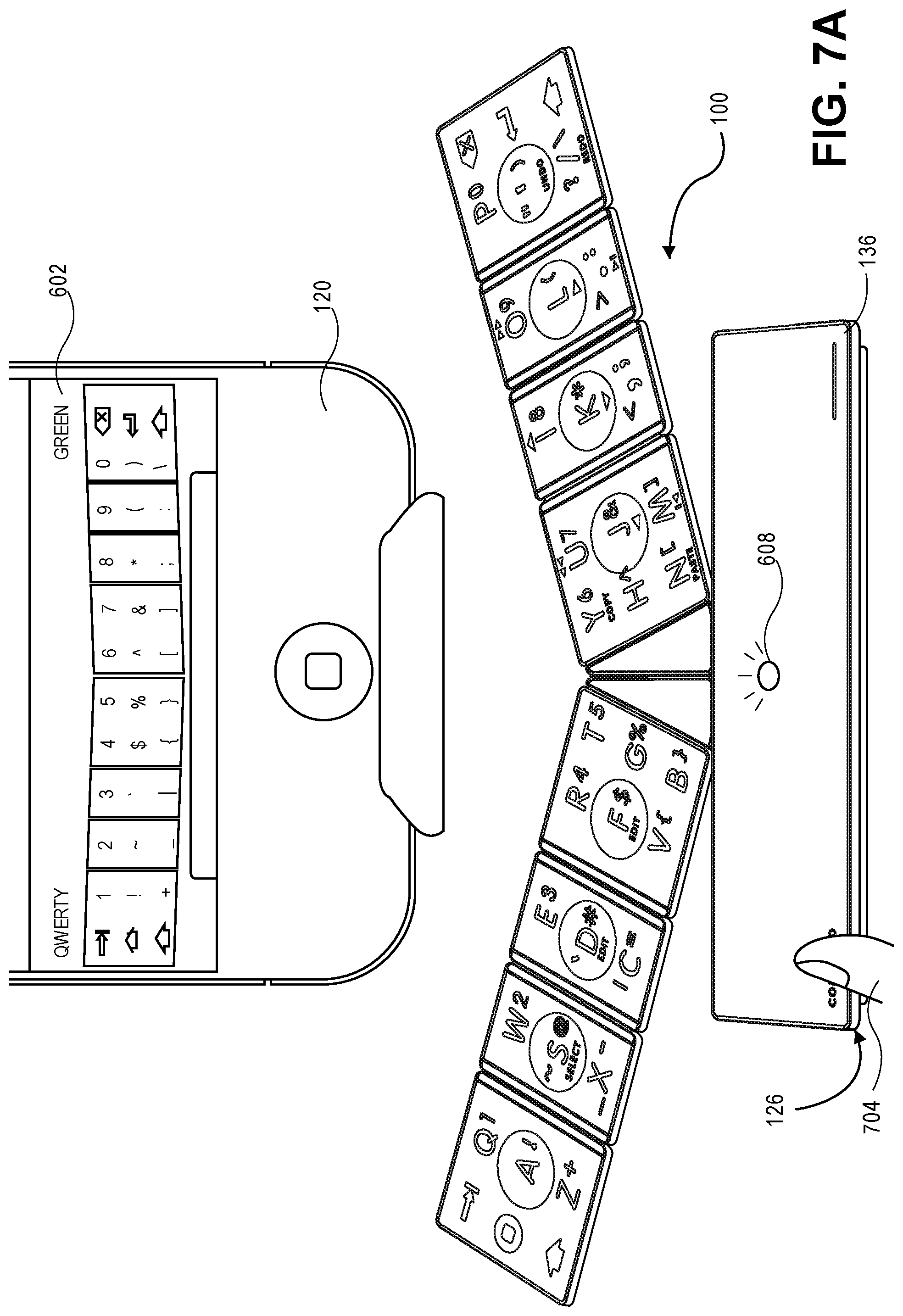 Patent US11847268 Figure 9 – Reprogramable multi-host, multi-character set keyboard