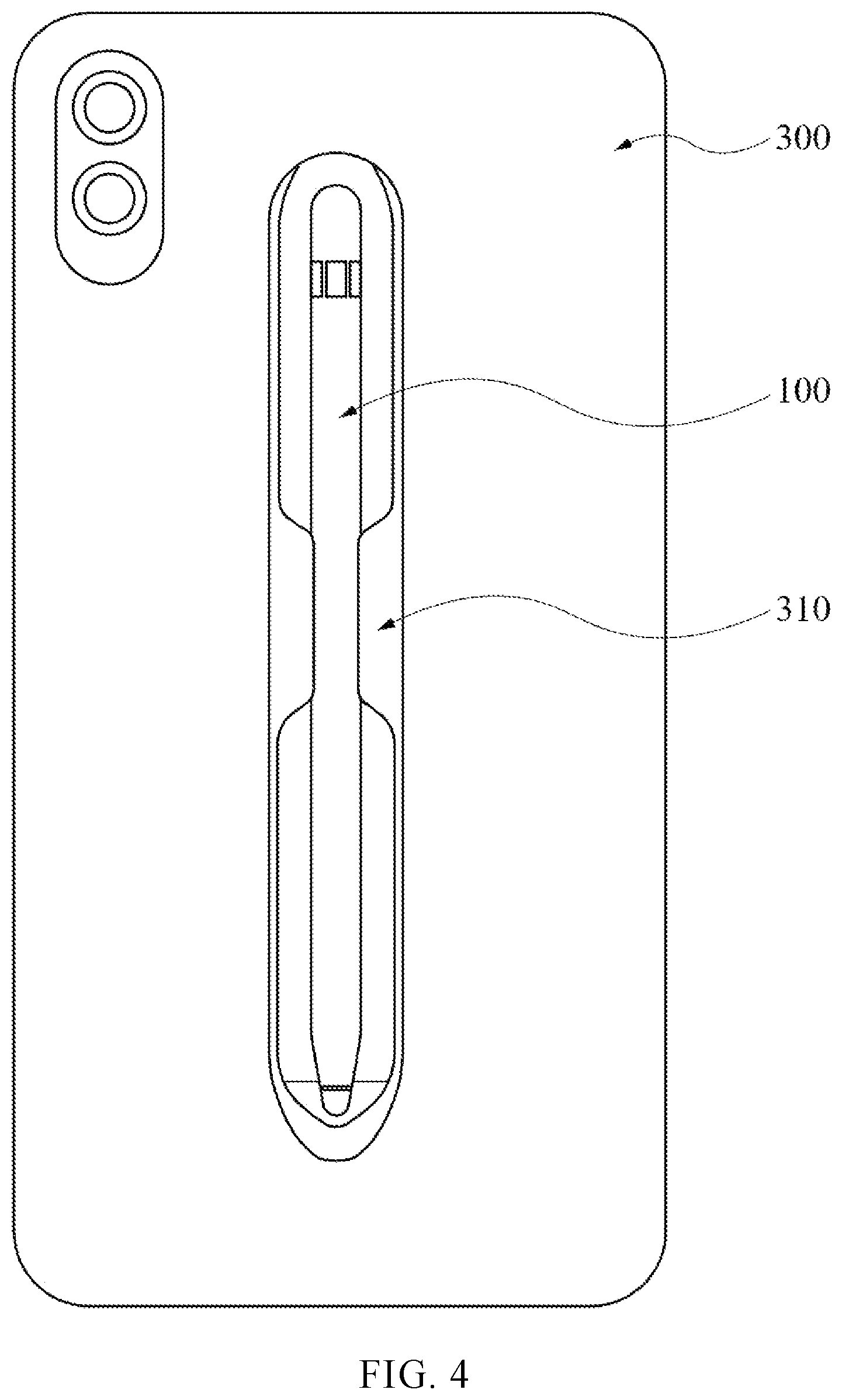 Patent US11847269 Figure 3 – Stylus and touch interactive device