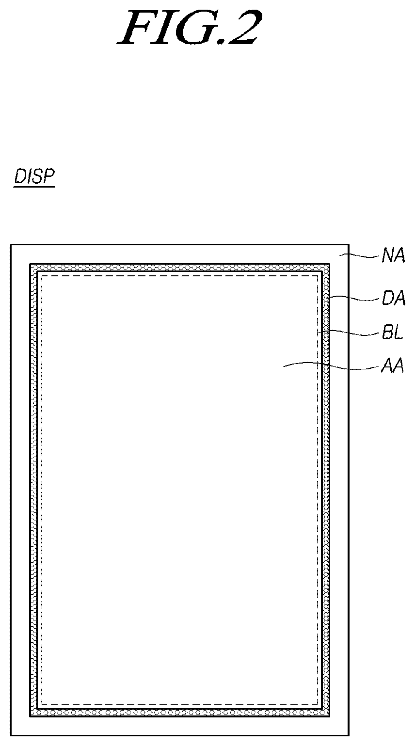Patent US11847272 Figure 2 – Touch display device
