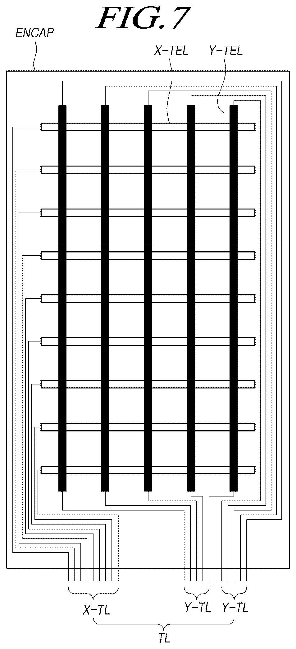 Patent US11847272 Figure 7 – Touch display device
