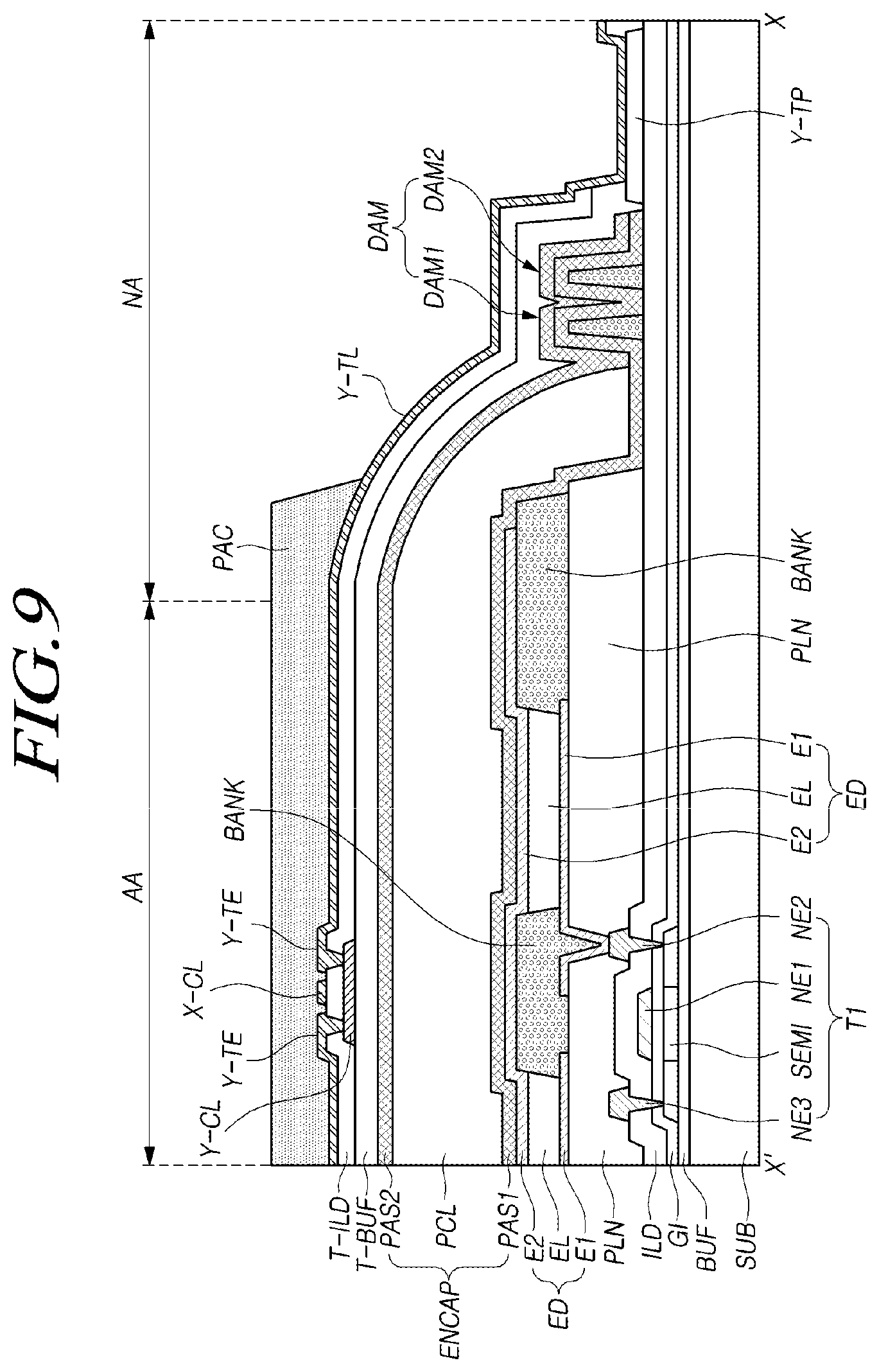 Patent US11847272 Figure 9 – Touch display device
