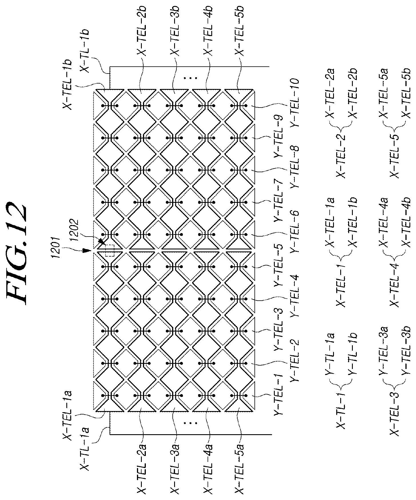 Patent US11847272 Figure 12 – Touch display device