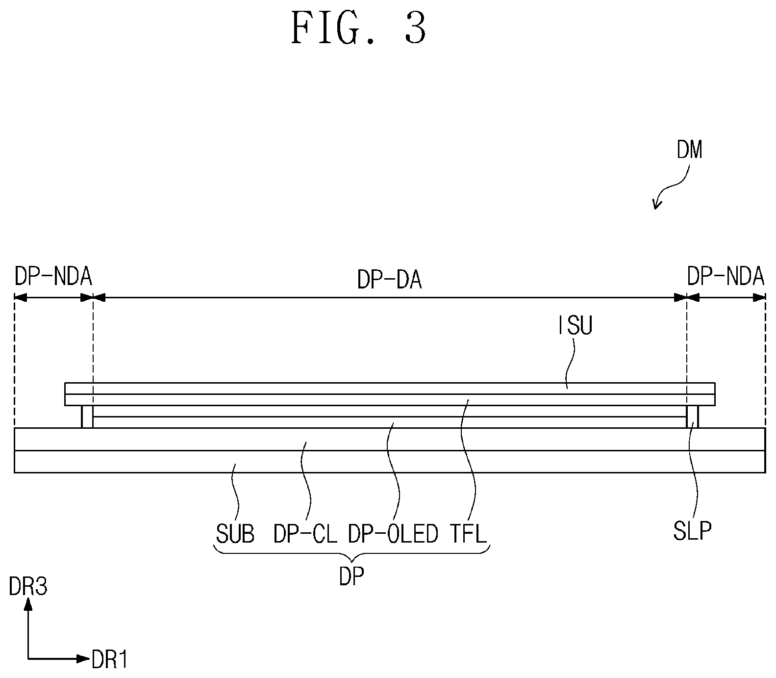 Patent US11847273 Figure 3 – Electronic panel and display device including the same