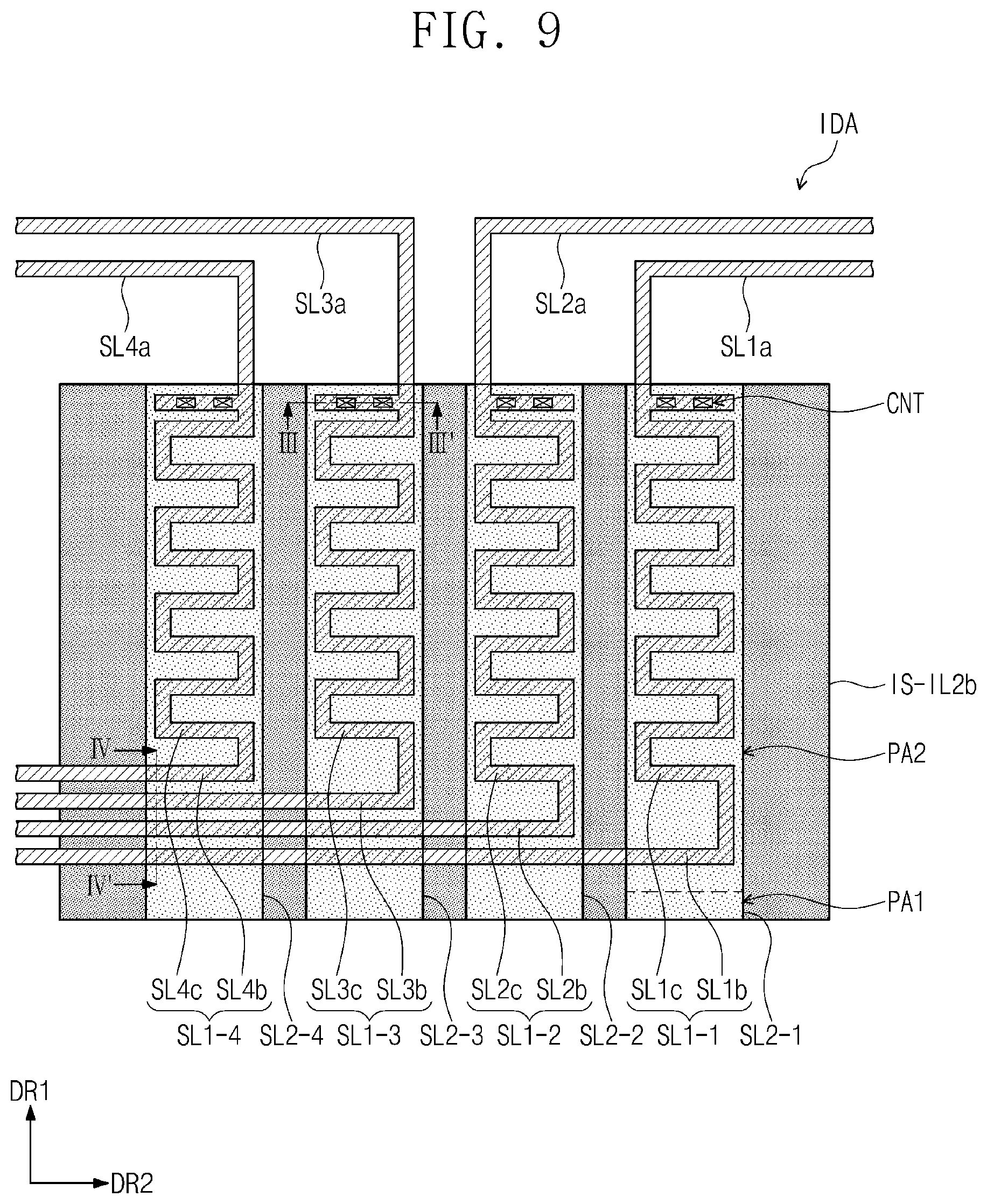 Patent US11847273 Figure 9 – Electronic panel and display device including the same