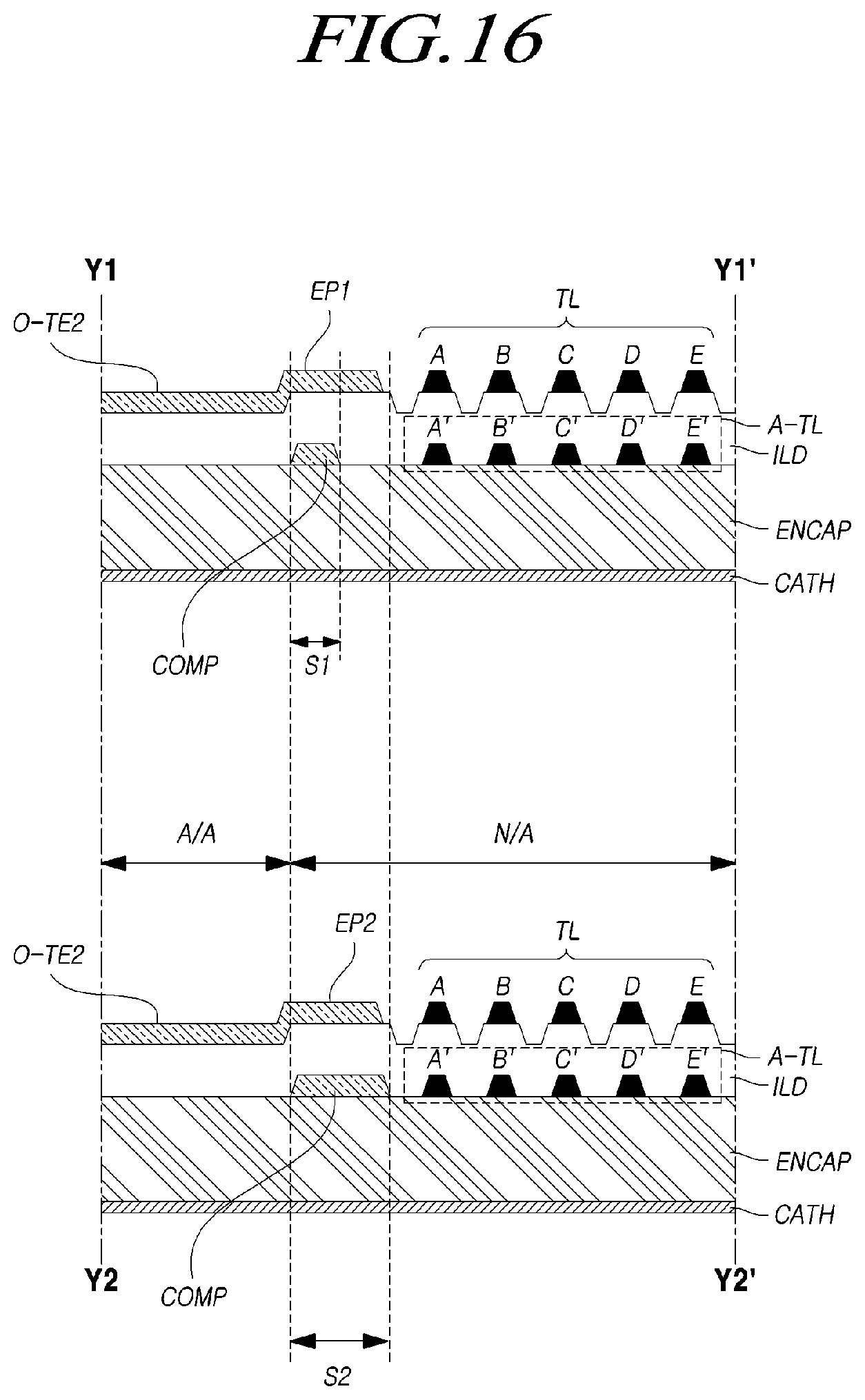 Patent US11847274 Figure 16 – Touch display device and touch panel
