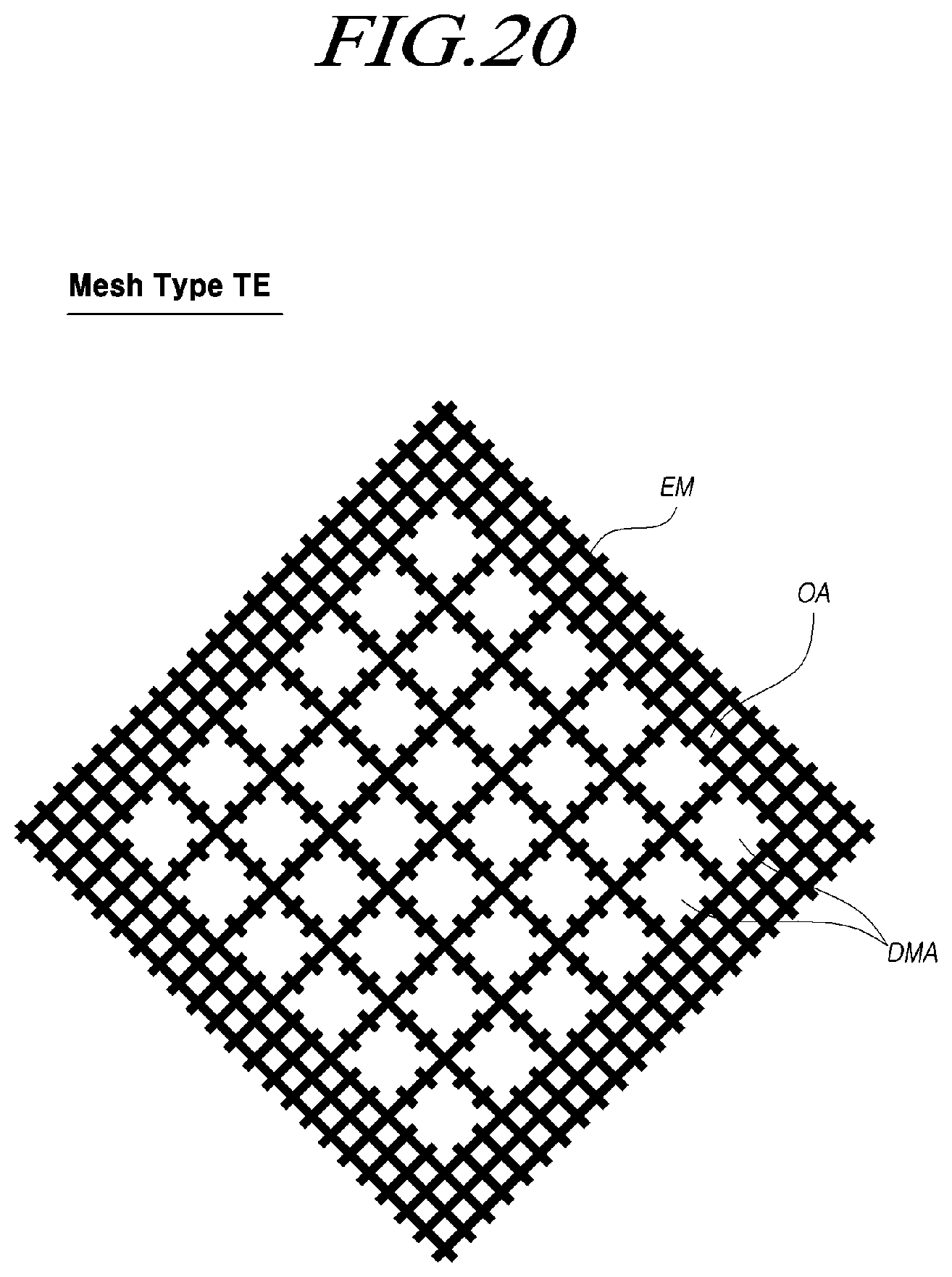 Patent US11847274 Figure 20 – Touch display device and touch panel