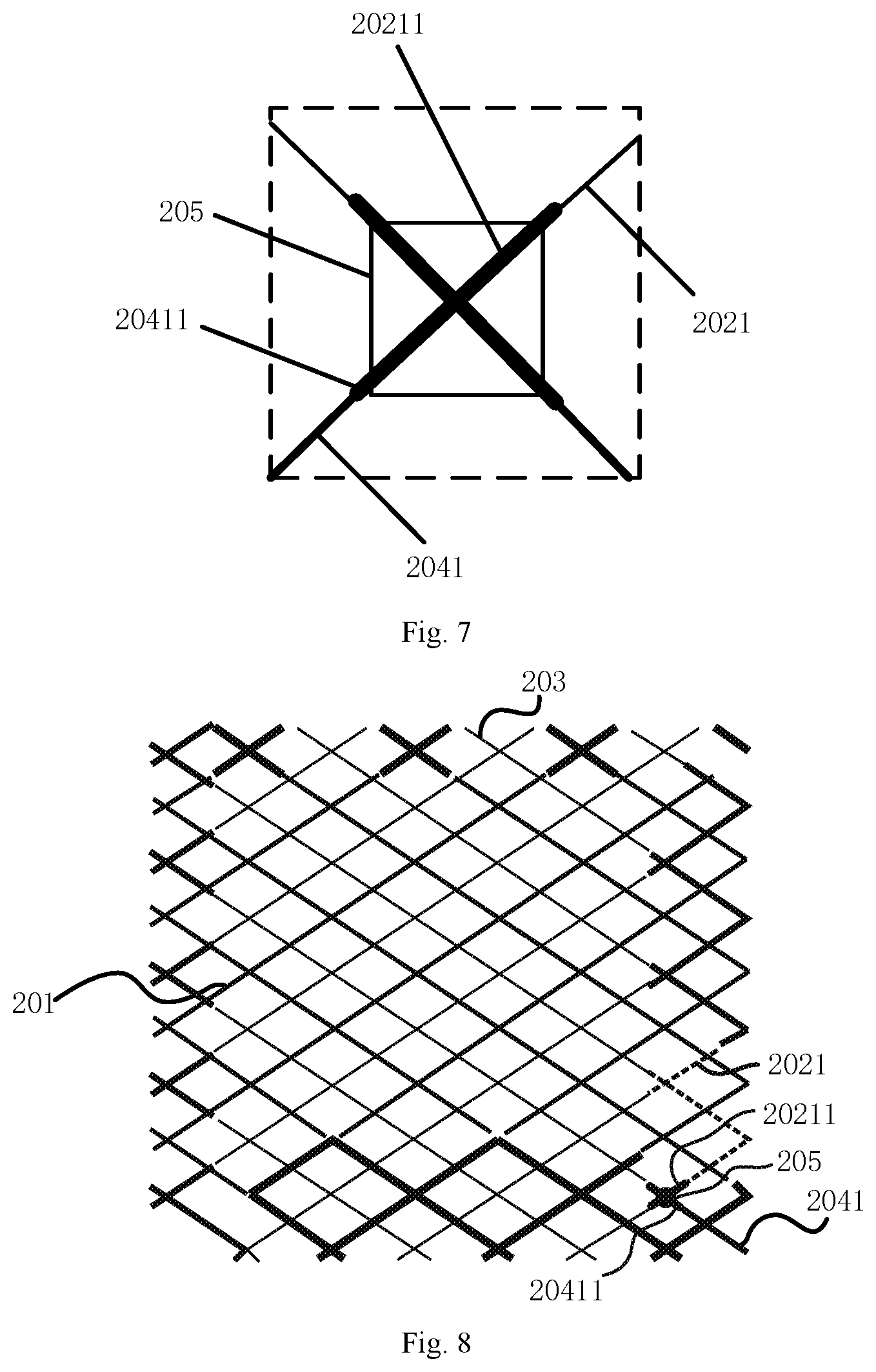 Patent US11847276 Figure 4 – Touch substrate and touch display device
