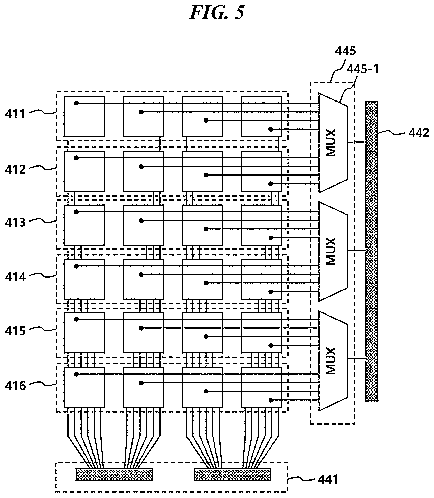 Patent US11847277 Figure 5 – Touch circuit and method for controlling touch circuit